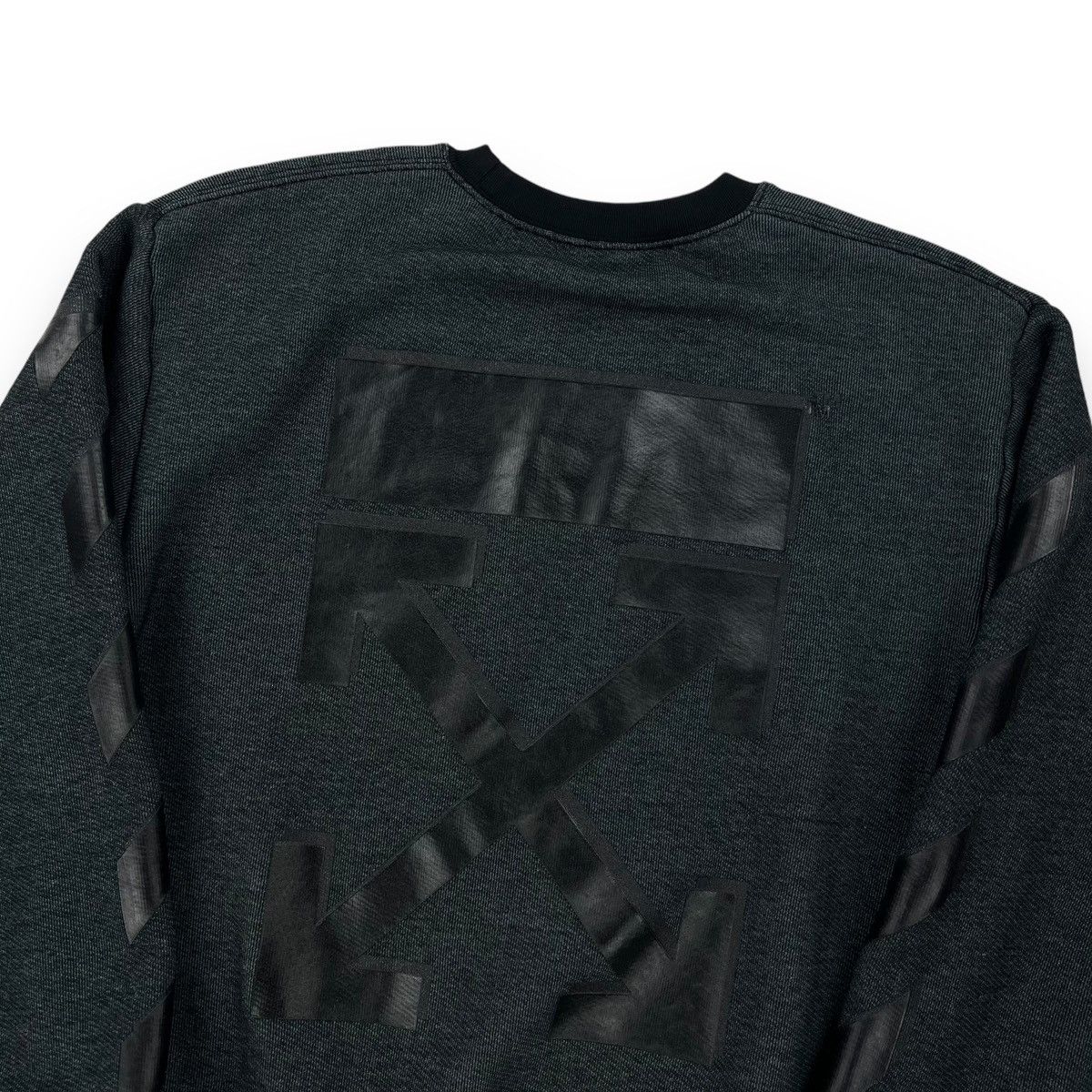 Off-White Off-White Rubber Arrows Dark Grey Sweatshirt Size US M / EU 48-50 / 2 - 1 Thumbnail