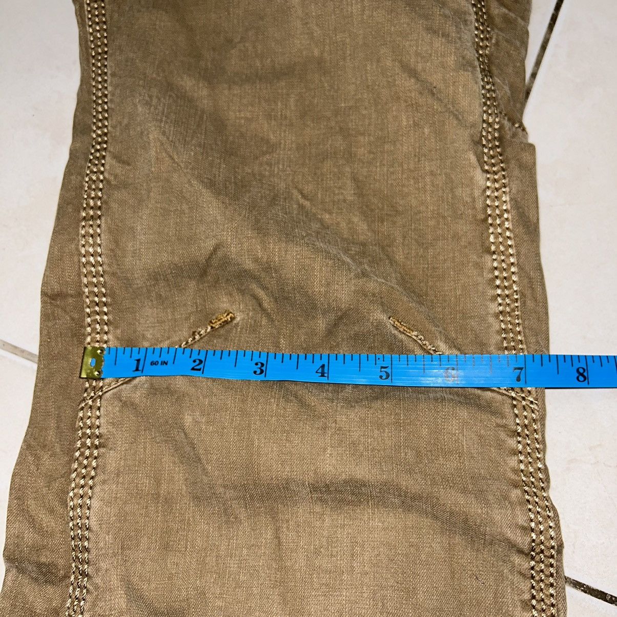 Japanese Brand Super Flared Flamingo Firm Pants Size 27" / US 4 / IT 40 - 17 Thumbnail