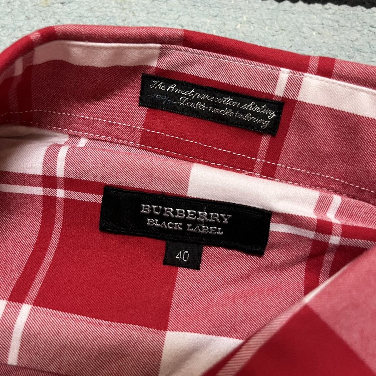 Burberry × Burberry Prorsum Authentic Burberry Black Label Nova Check Longsleeve Shirt Size US M / EU 48-50 / 2 - 5 Thumbnail