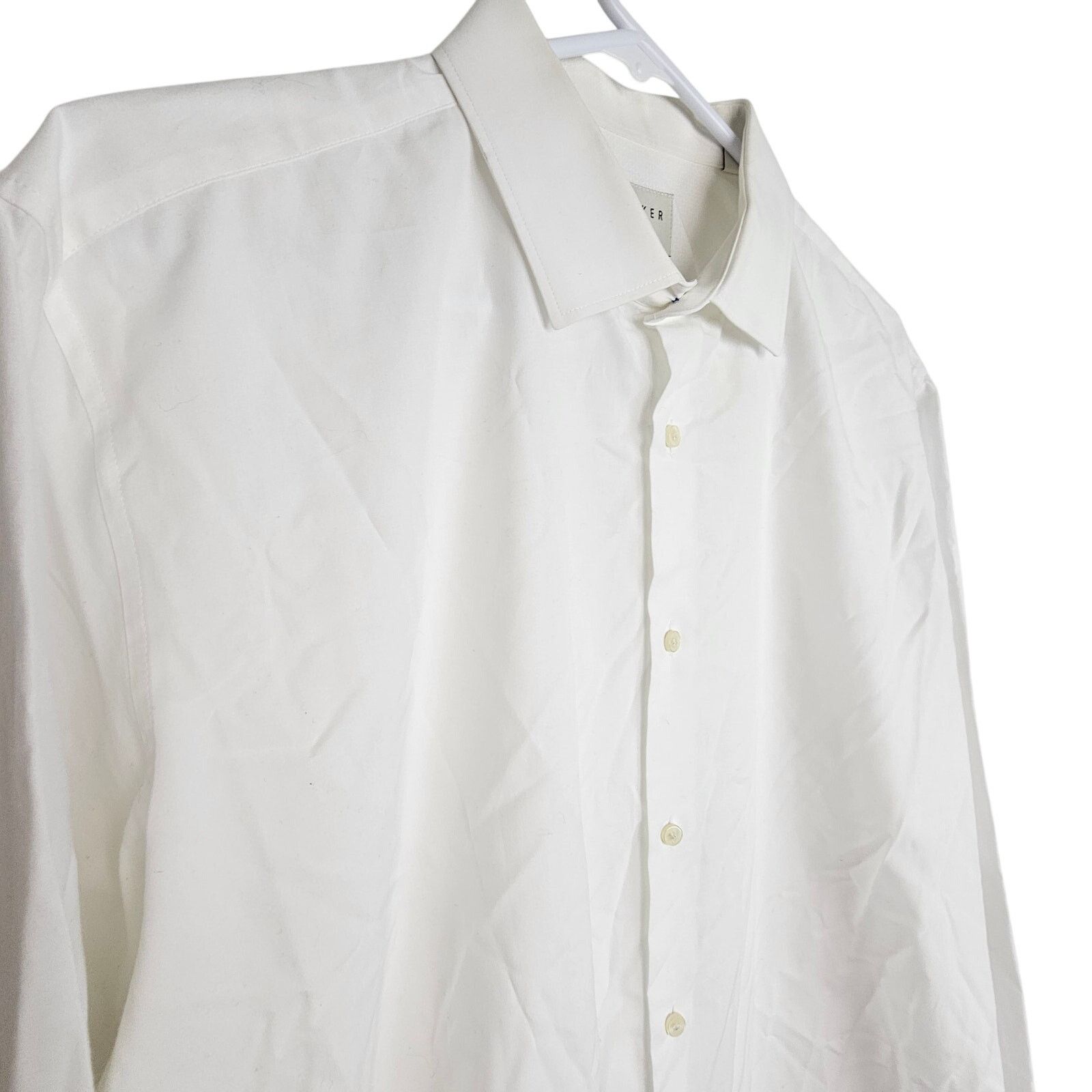 Ted Baker Ted Baker Endurance White Slim Fit Dress Shirt Classic 36/37 Size US XL / EU 56 / 4 - 5 Thumbnail