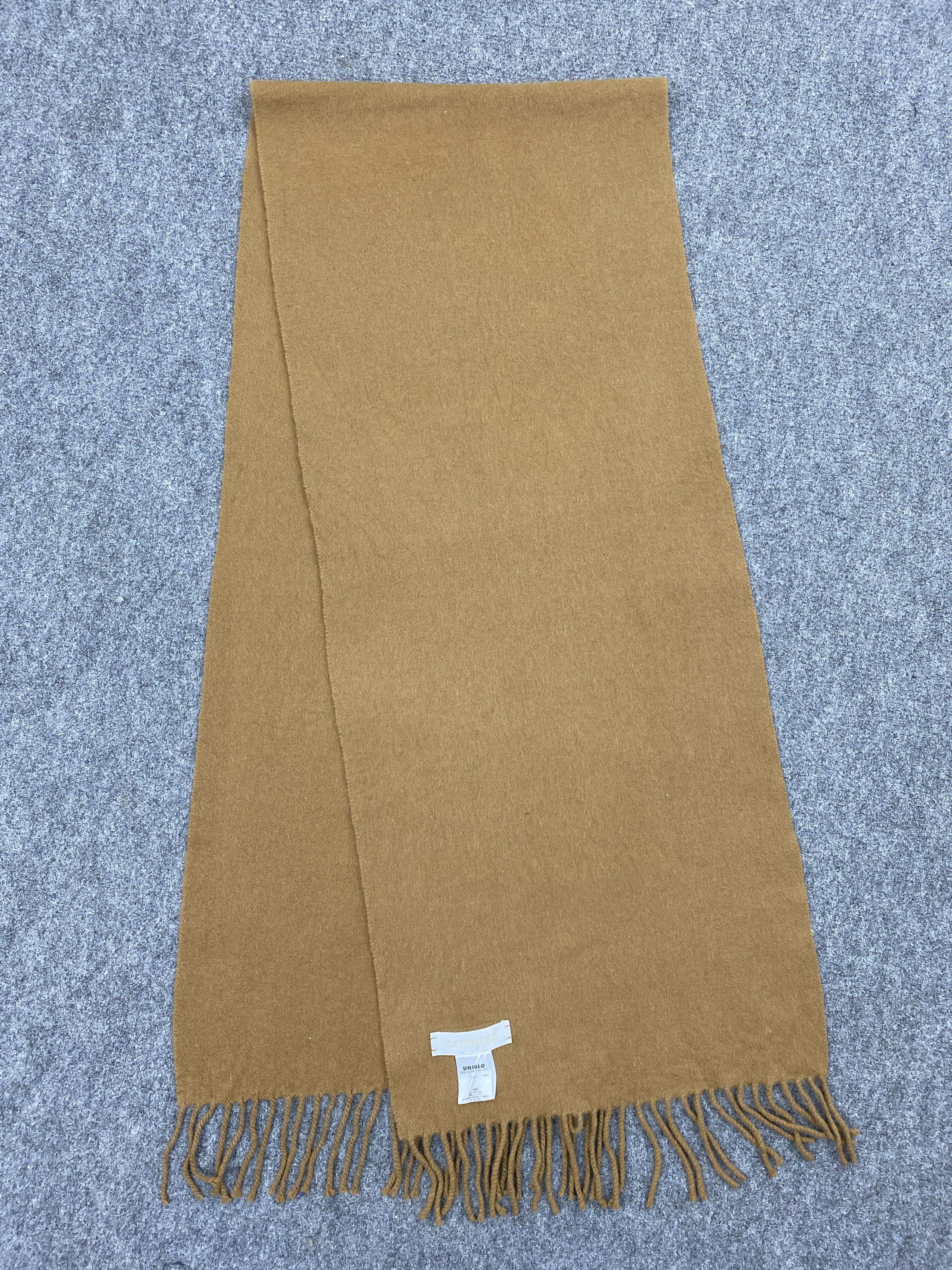 Japanese Brand Vintage Uniqlo Cashmere Scarf / Muffler / Neckwear - SC0051 Size ONE SIZE - 8 Thumbnail