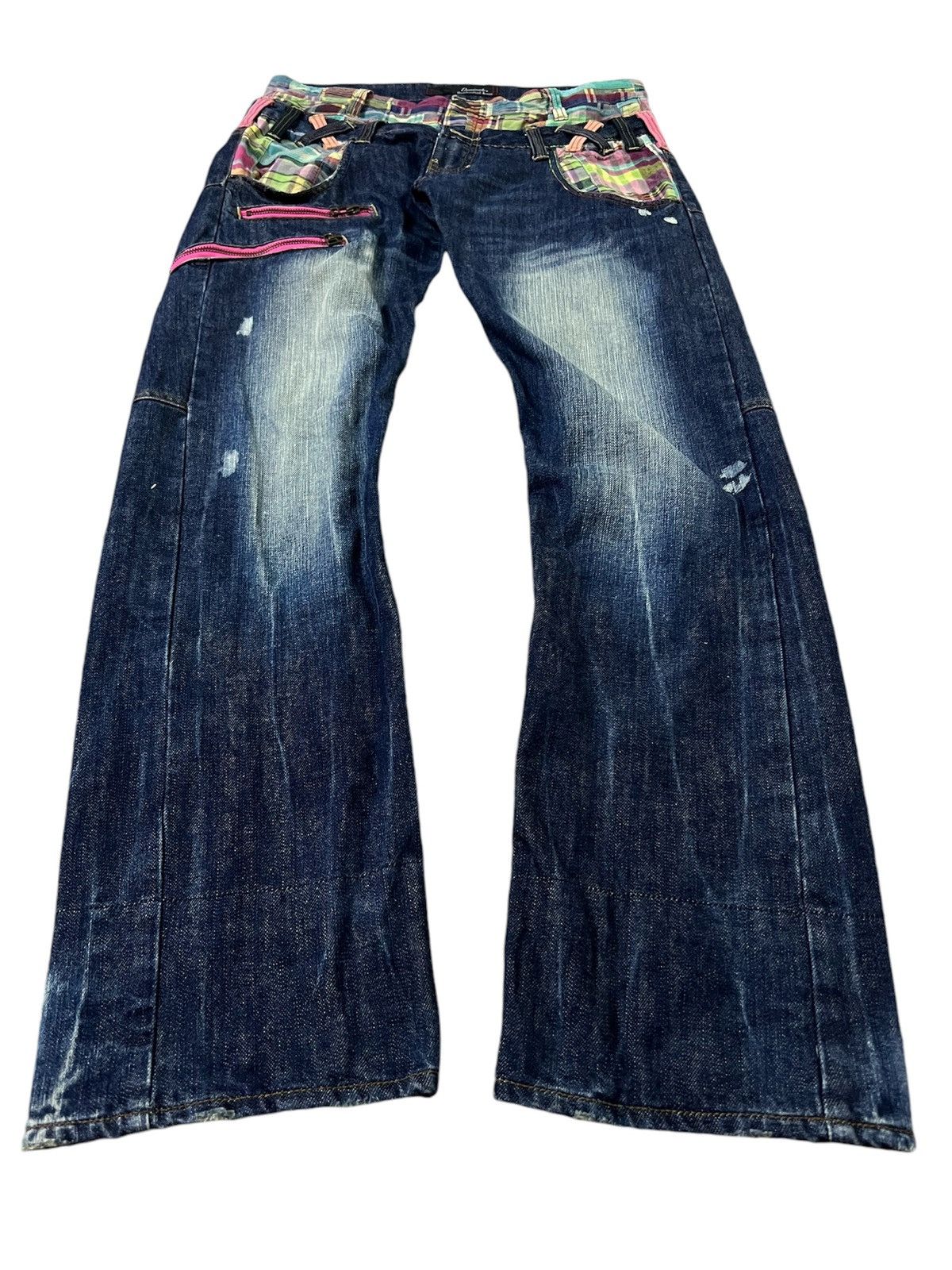 Japanese Brand × Seditionaries VTG DOMINATE HANDCRAFTED DOUBLE WAIST JEANS Size US 32 / EU 48 - 1 Thumbnail