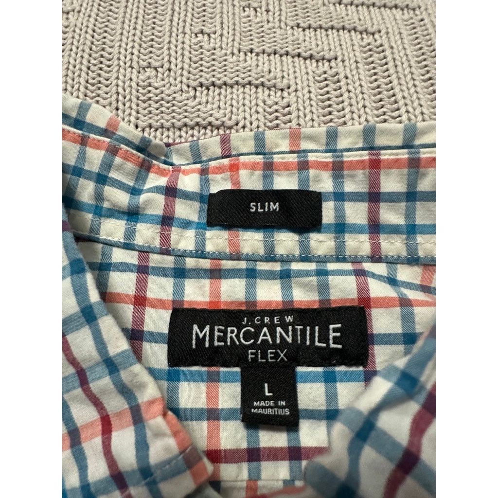 J.Crew J. Crew spring plaid slim fit button down size L Size US L / EU 52-54 / 3 - 5 Thumbnail
