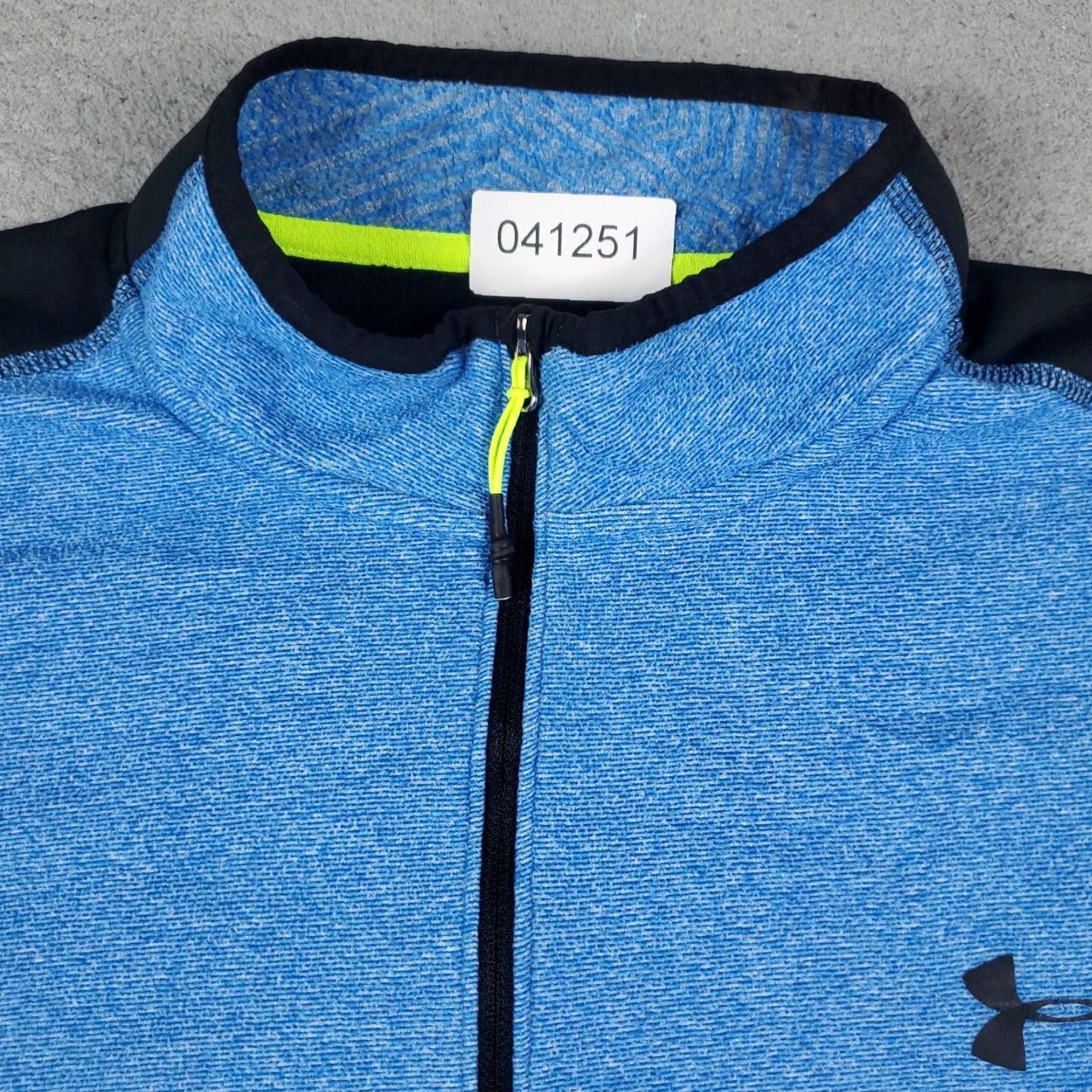 Under Armour Under Armour Sweater Mens Large Blue 1/4 Zip Pullover Sweatshirt Size US L / EU 52-54 / 3 - 2 Thumbnail