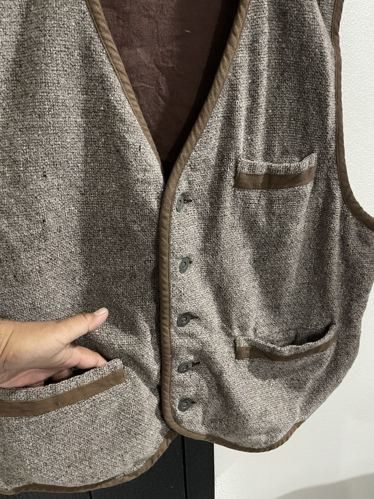 Armani Exchange Vintage Armani Jeans Vest Size US L / EU 52-54 / 3 - 5 Thumbnail