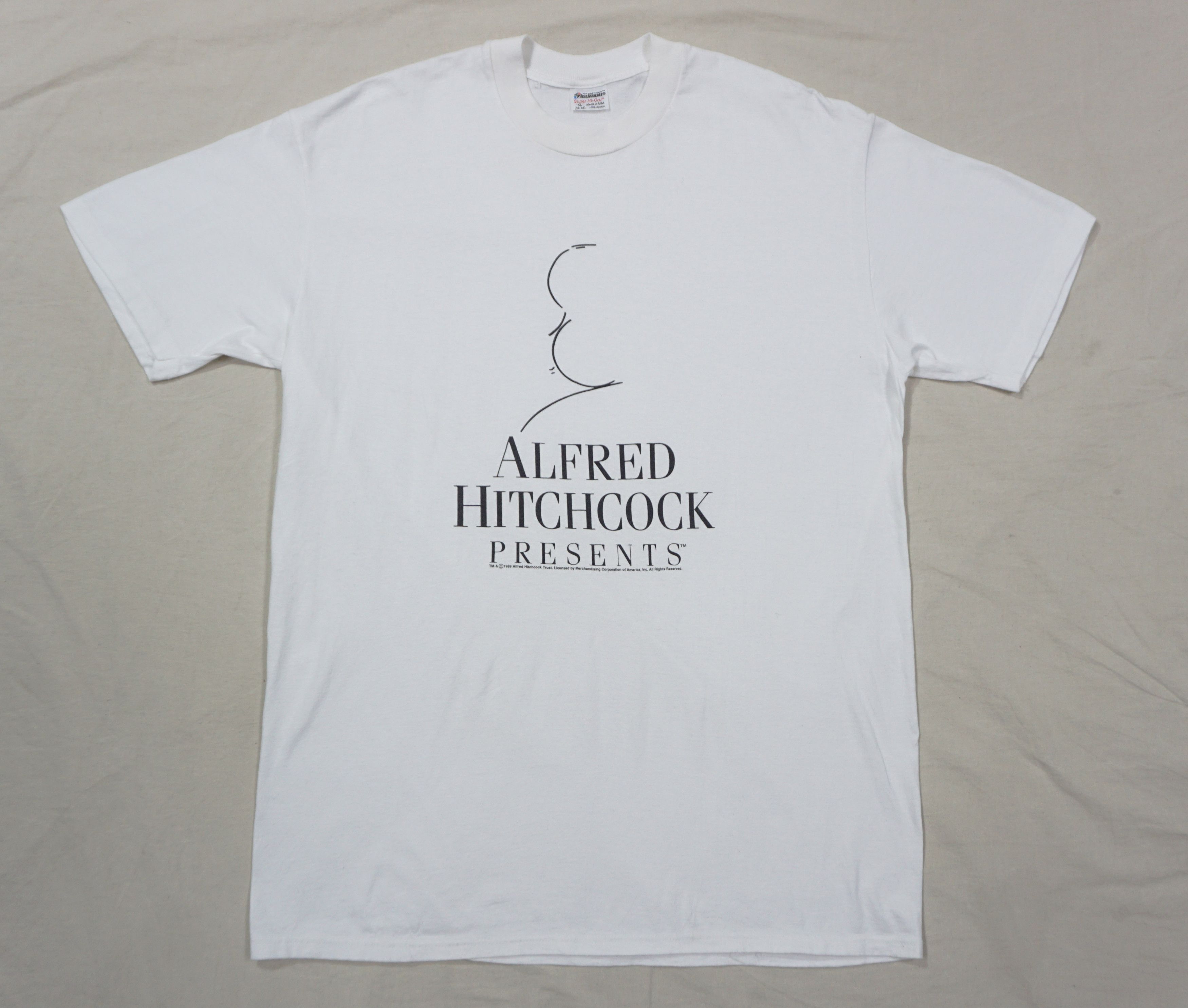 Designer × Vintage 80's Alfred Hitchcock T-shirt Made In USA Size US XL / EU 56 / 4 - 1 Thumbnail