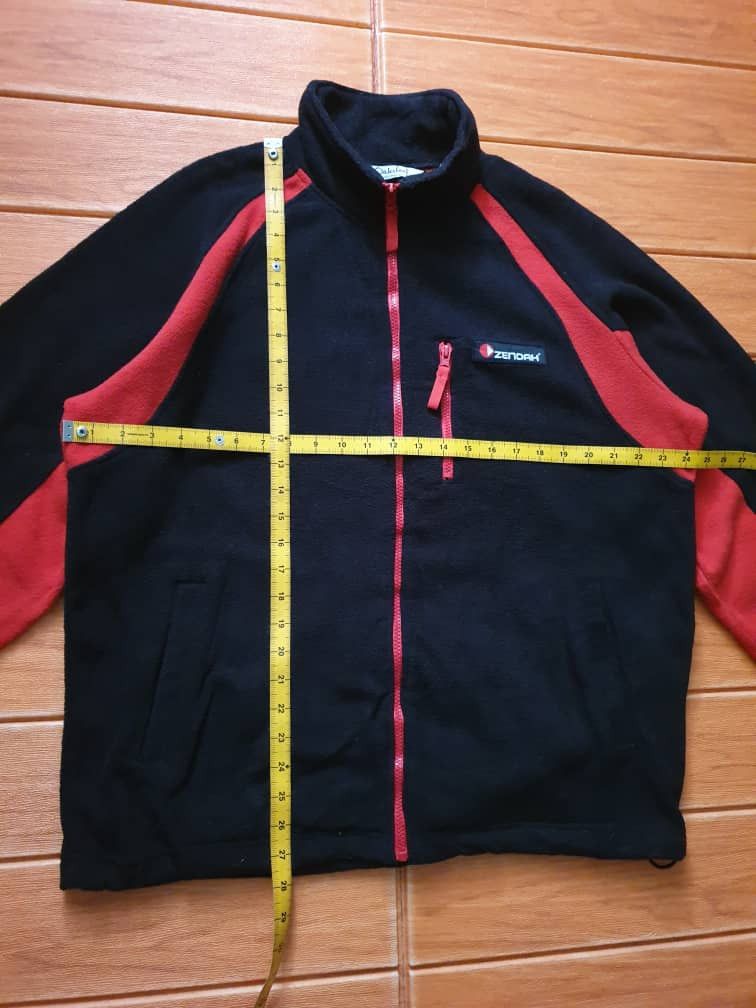 Japanese Brand Oaklsleaf zenoah black red Fleece Sweater Size US XL / EU 56 / 4 - 5 Thumbnail