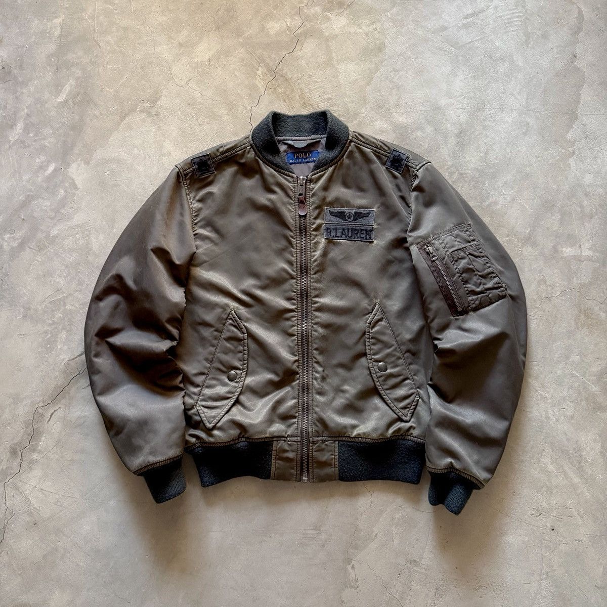 Polo Ralph Lauren Polo Ralph Lauren Military MA-1 Type Bomber Jacket Size US M / EU 48-50 / 2 - 1 Thumbnail