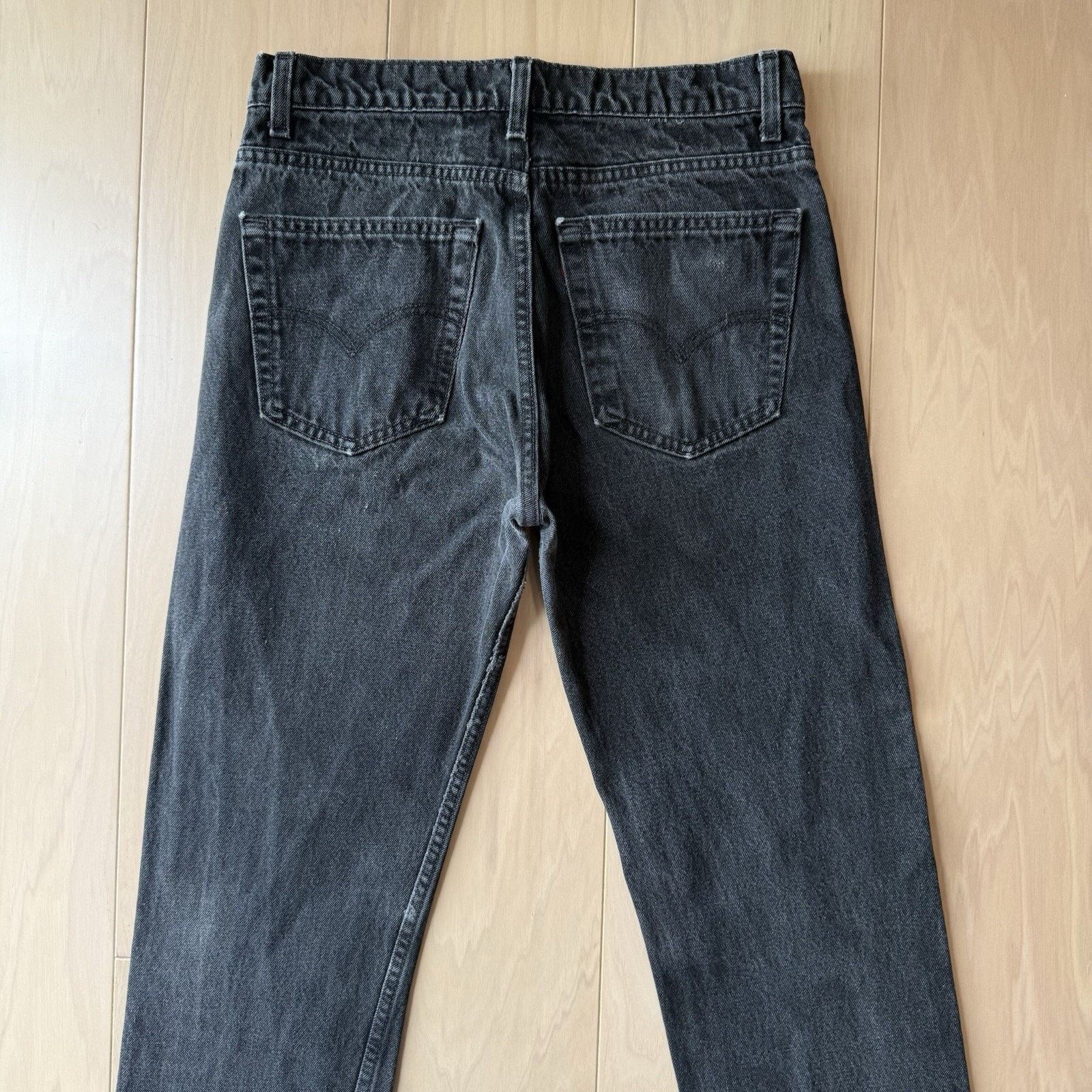 Levi's × Vintage Vintage Levis 505 Jeans 32 Black 90s Workwear Light Wash Size US 32 / EU 48 - 7 Thumbnail