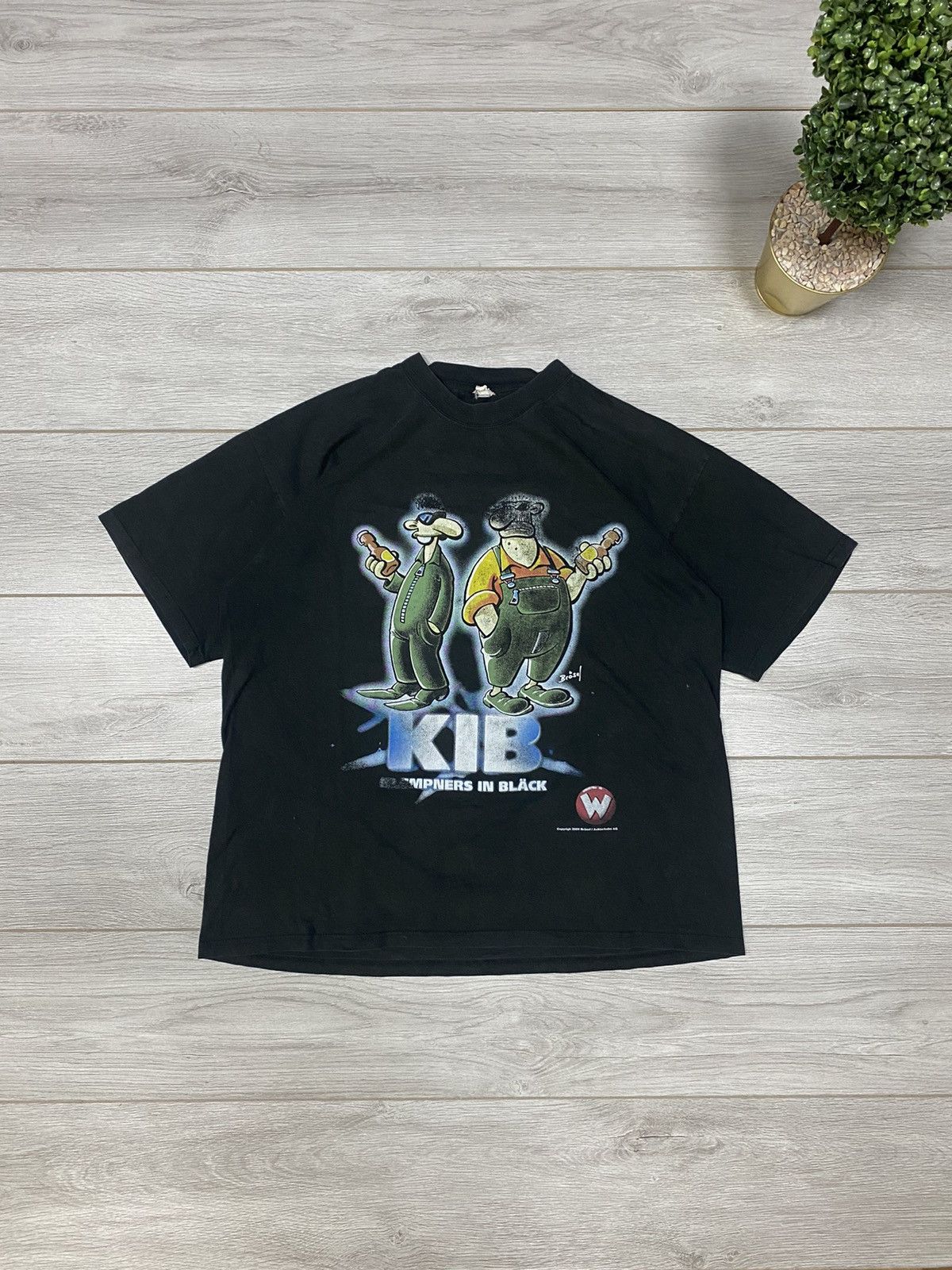 Vintage KIB Vintage Klempners in Black 2000Movie T-Shirt Size US XXL / EU 58 / 5 - 1 Thumbnail
