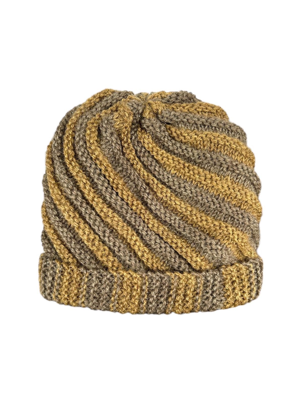 Japanese Brand × Kapital × Vintage Crochet Knotted handmade Beanie Hats Rare ☠️☠️ Size ONE SIZE - 1 Thumbnail