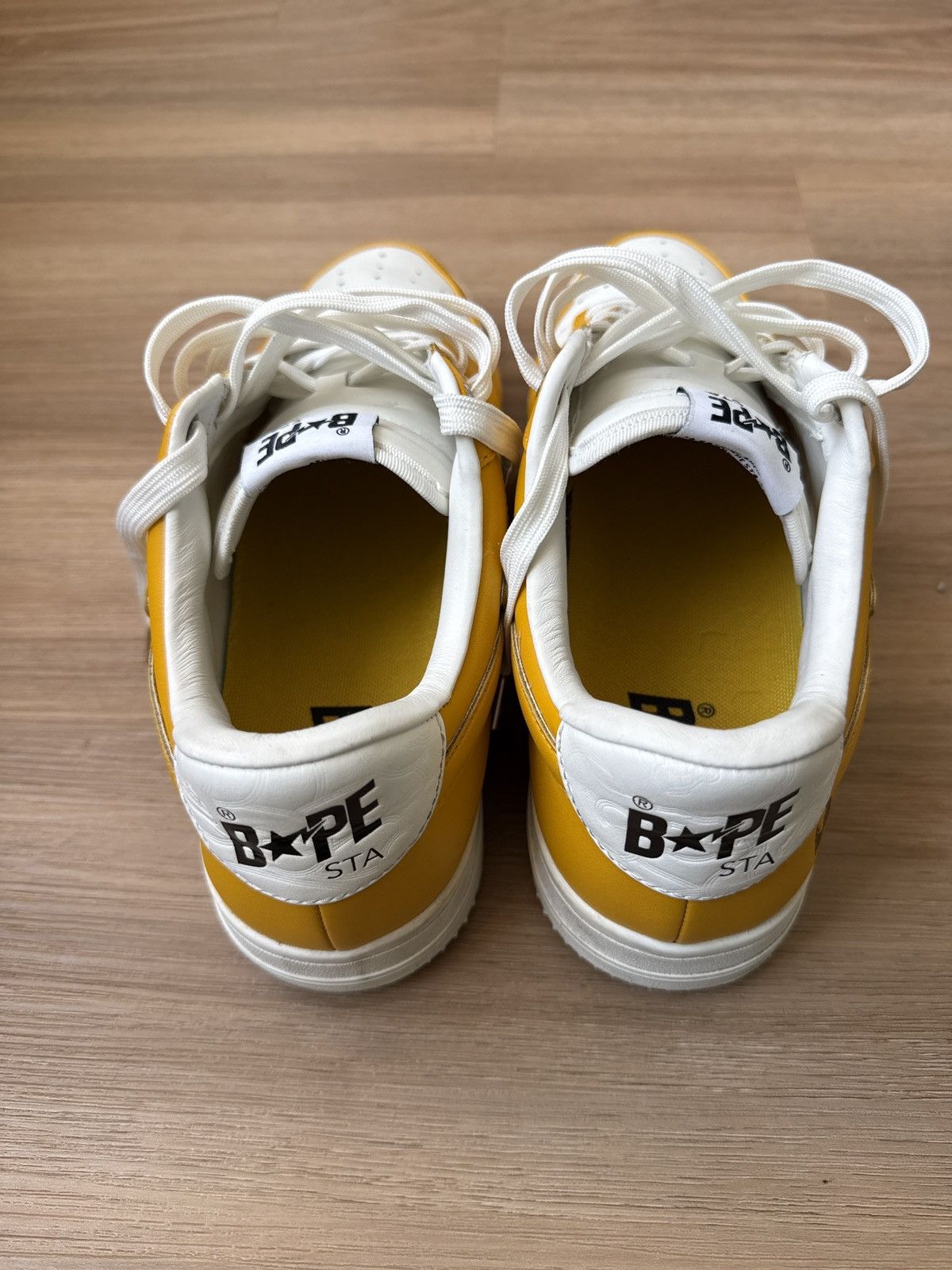 Bape Yellow Bapesta Size US 11 / EU 44 - 4 Thumbnail