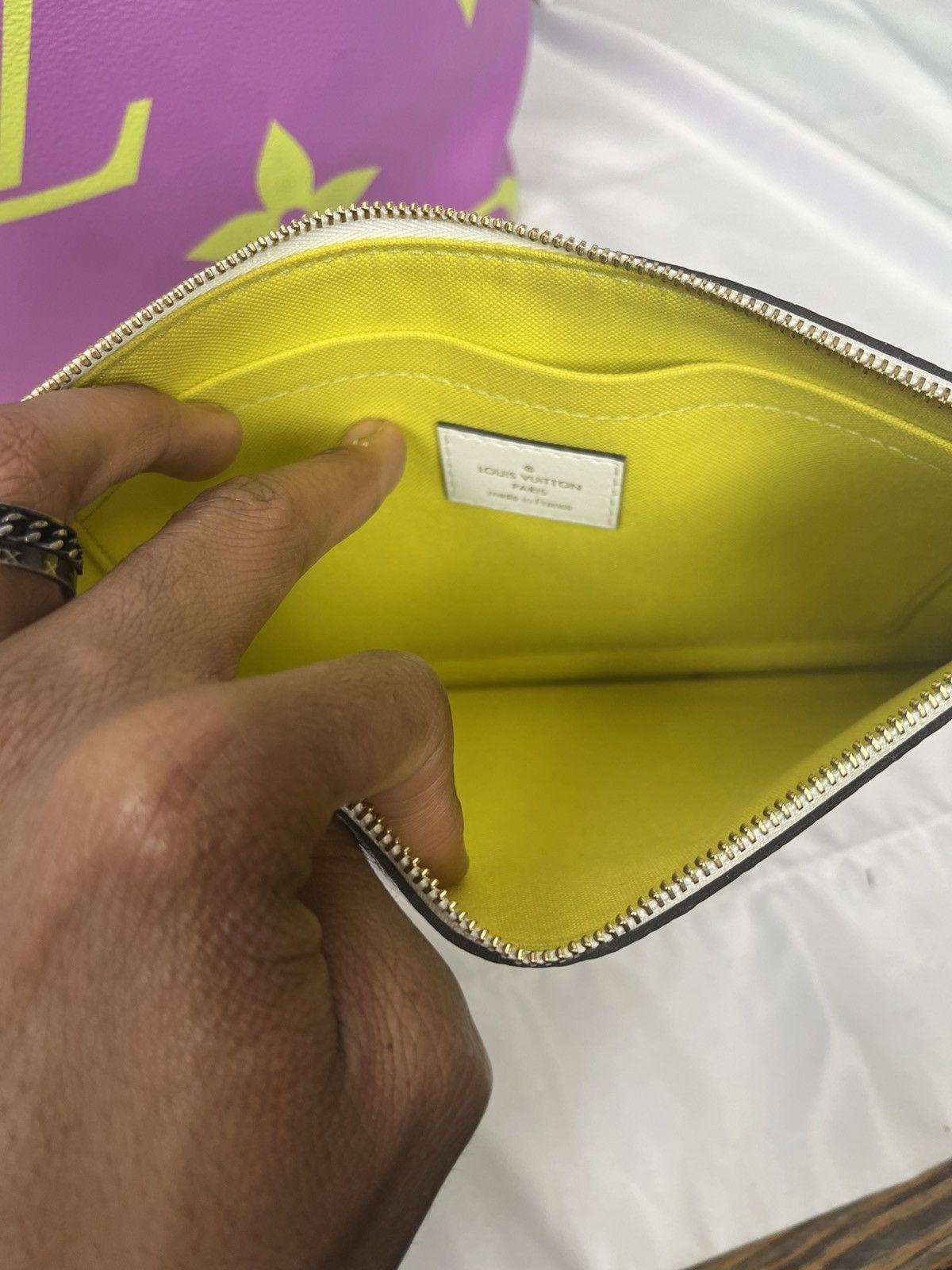 Louis Vuitton Louis Vuitton Monogram (With Pouch) Yellow Lining (PreOwned) Size ONE SIZE - 3 Thumbnail