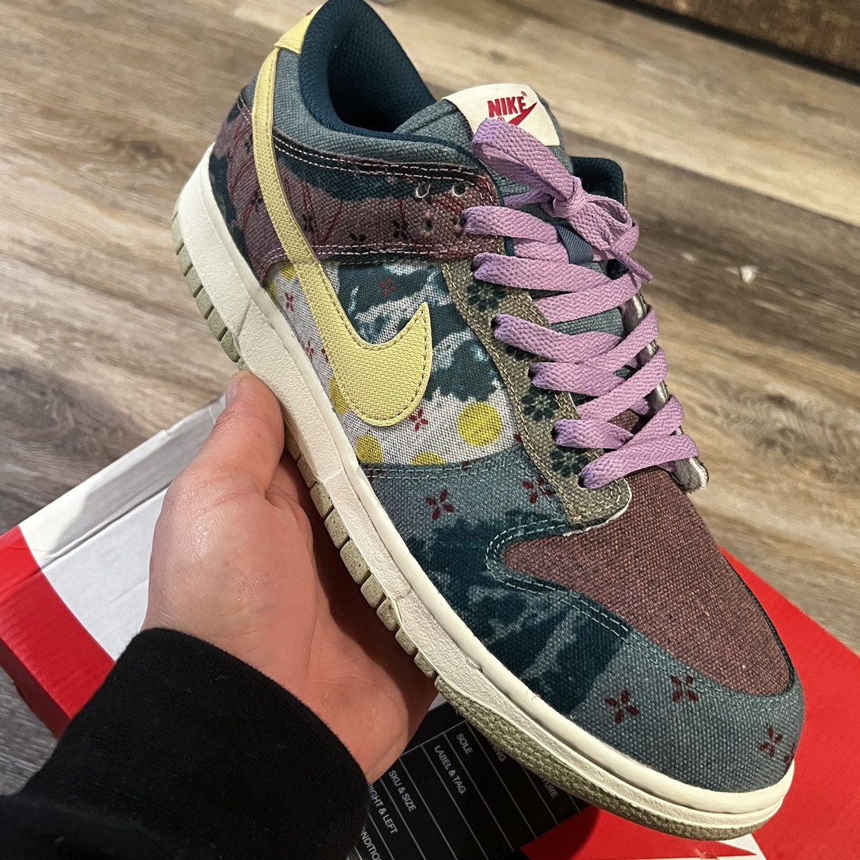 Lemon Wash Sb Dunk Nike Dunk Low Community Garden Lemon Wash Dunk