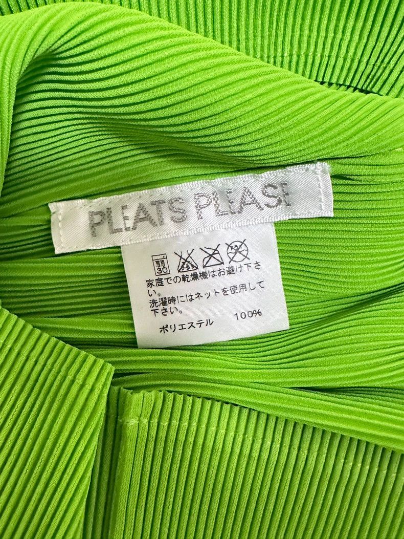 Issey Miyake issey miyake size:3 Green pleated coat Size XXS / US 00 / IT 34 - 4 Thumbnail