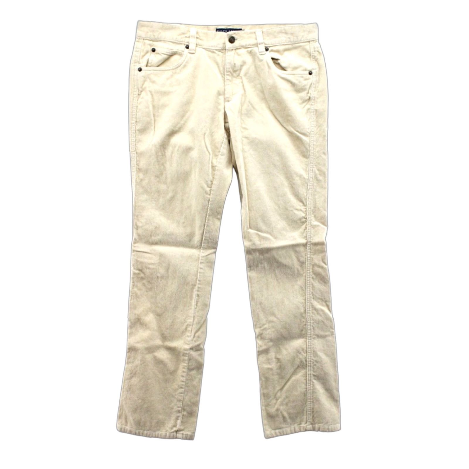 Ralph Lauren Ralph Lauren Chino Pants Women's Size 6 Brown Corduroy Straight Leg Casual 90s Retro Size 28" / US 6 / IT 42 - 1 Thumbnail