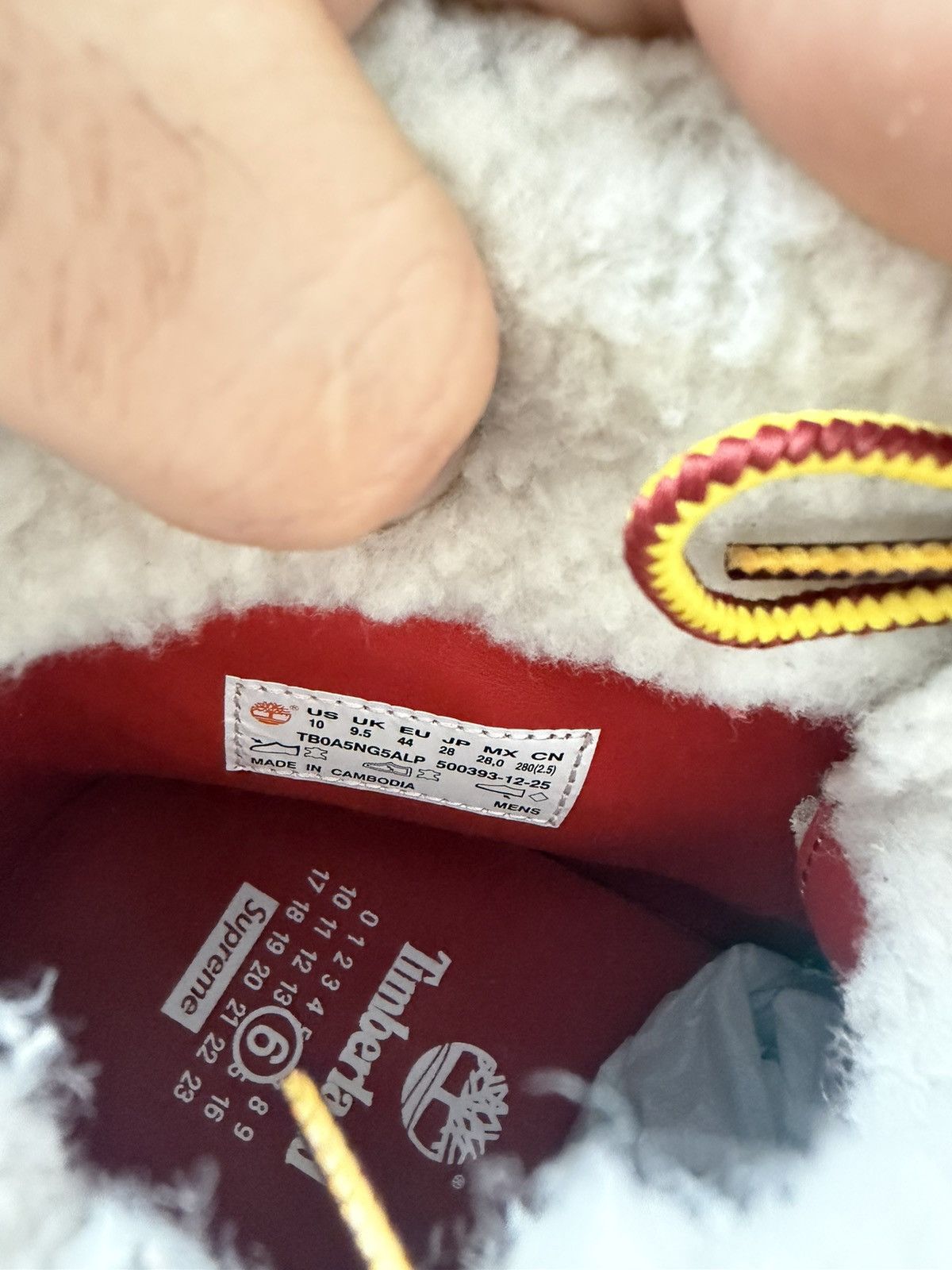 Supreme Supreme X maison margiela timbs MM6 $100 bills Size US 10 / EU 43 - 8 Thumbnail