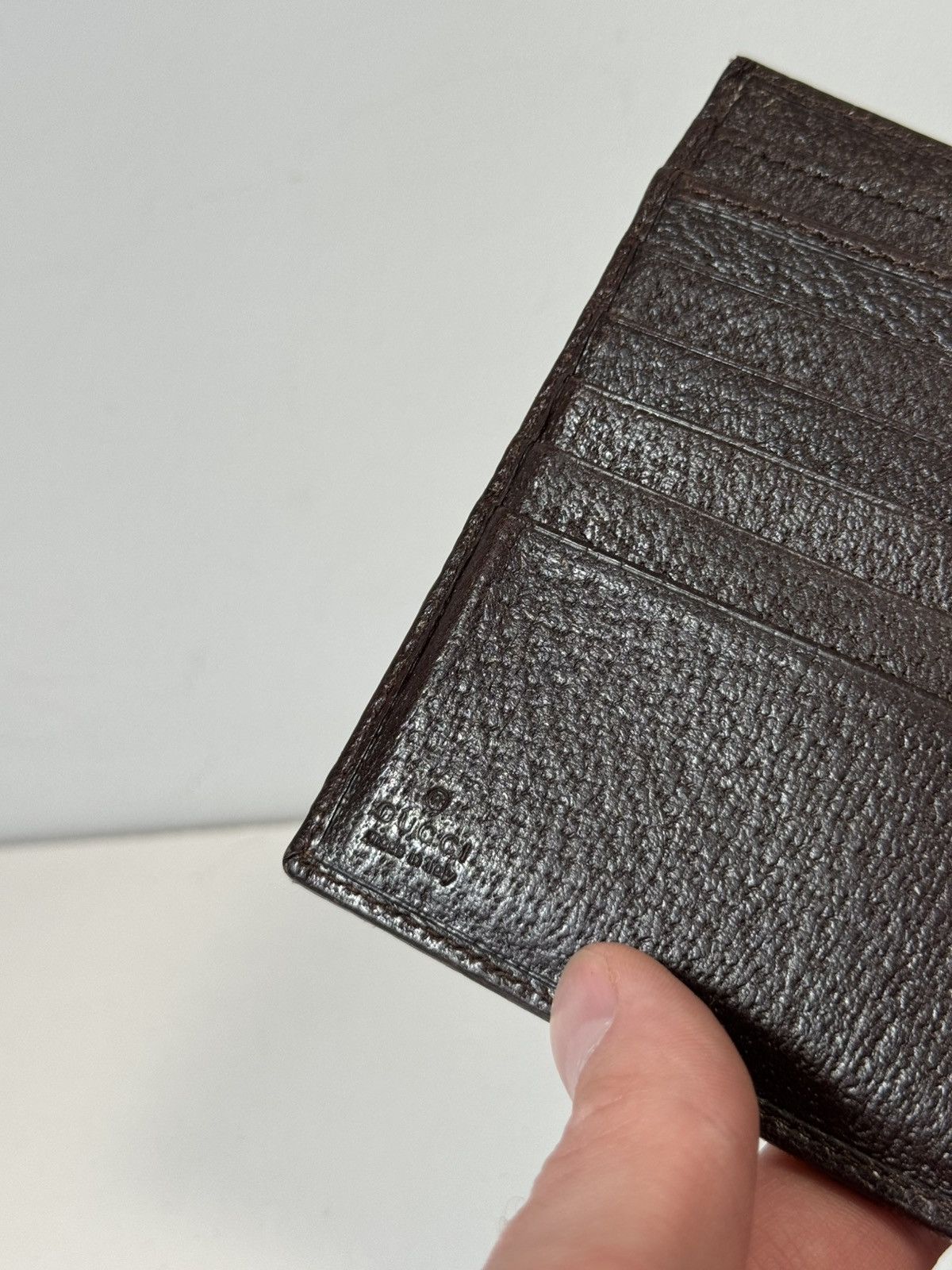 Gucci Authentic, Gucci Brown Mono Canvas Compact Bi-fold Size ONE SIZE - 12 Thumbnail