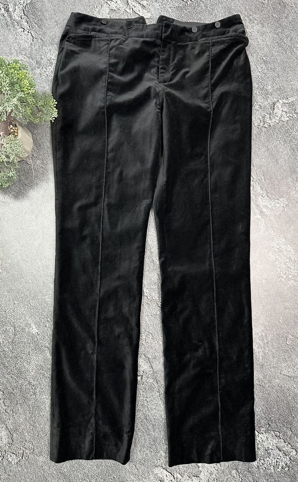 Joseph Joseph velvet pants Women’s Black Velour Luxury Size 28" / US 6 / IT 42 - 5 Thumbnail