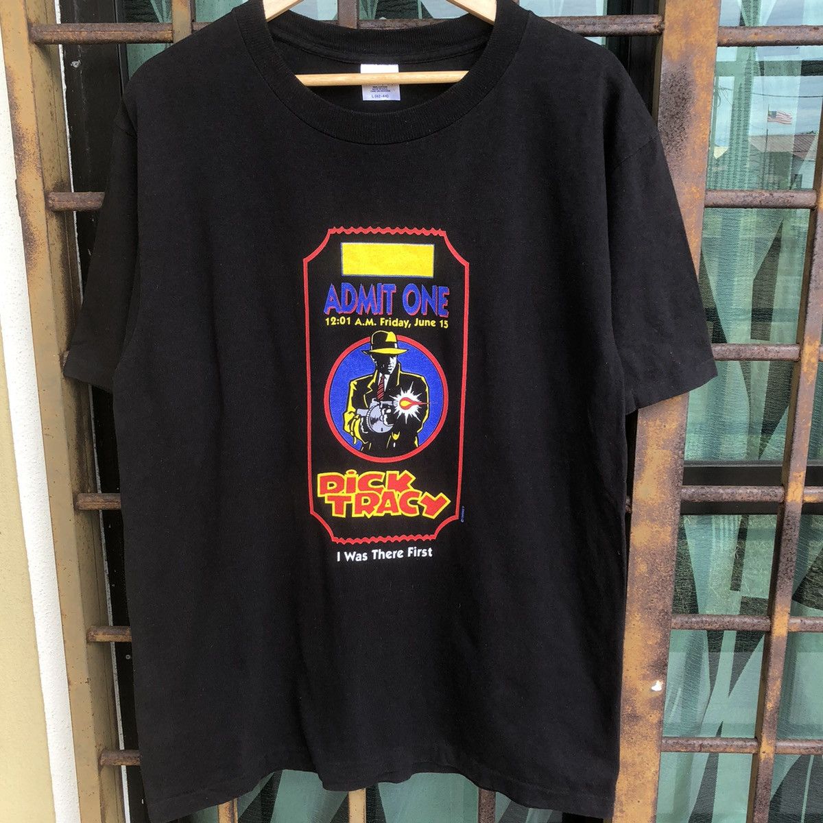 Disney × Vintage 1990 Dick Tracy American Action Crime Film Shirt Size US L / EU 52-54 / 3 - 1 Thumbnail