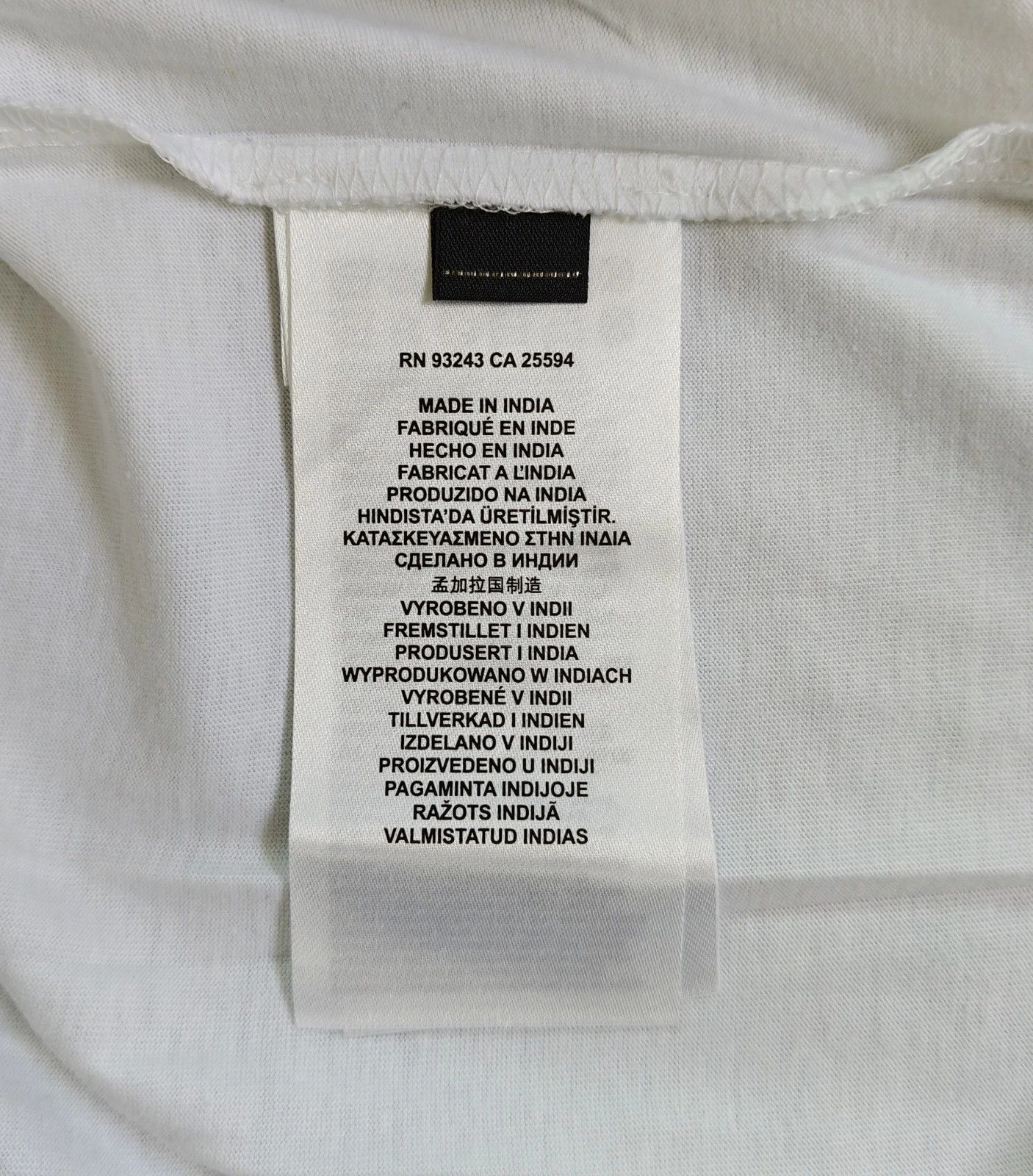 Diesel DIESEL White T-shirt with DSL 78 Denim print T 4171 Size US S / EU 44-46 / 1 - 6 Thumbnail