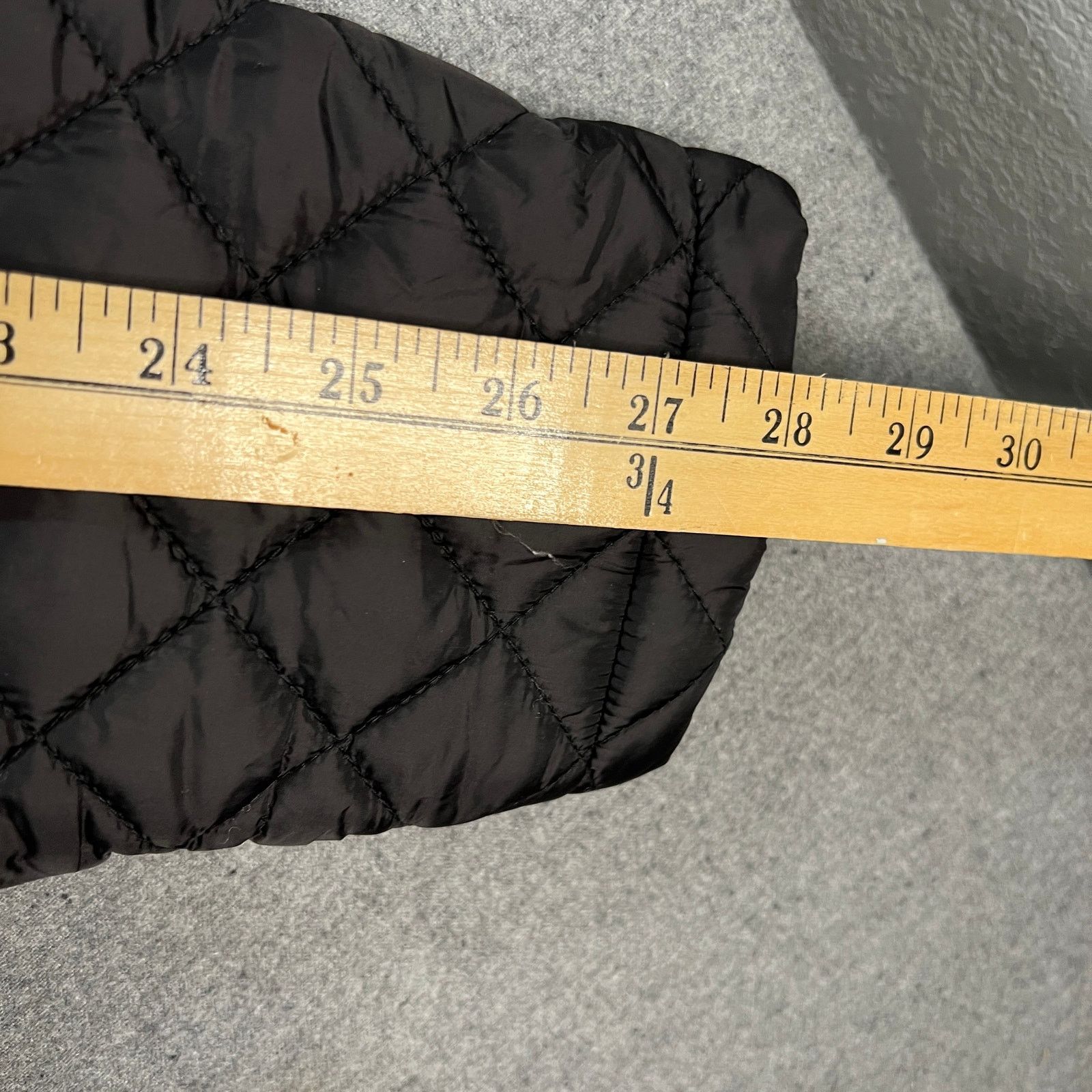 Other Belle by Kim Gravel Quilted Zip-Front Jacket Black Size XL / US 12-14 / IT 48-50 - 8 Thumbnail