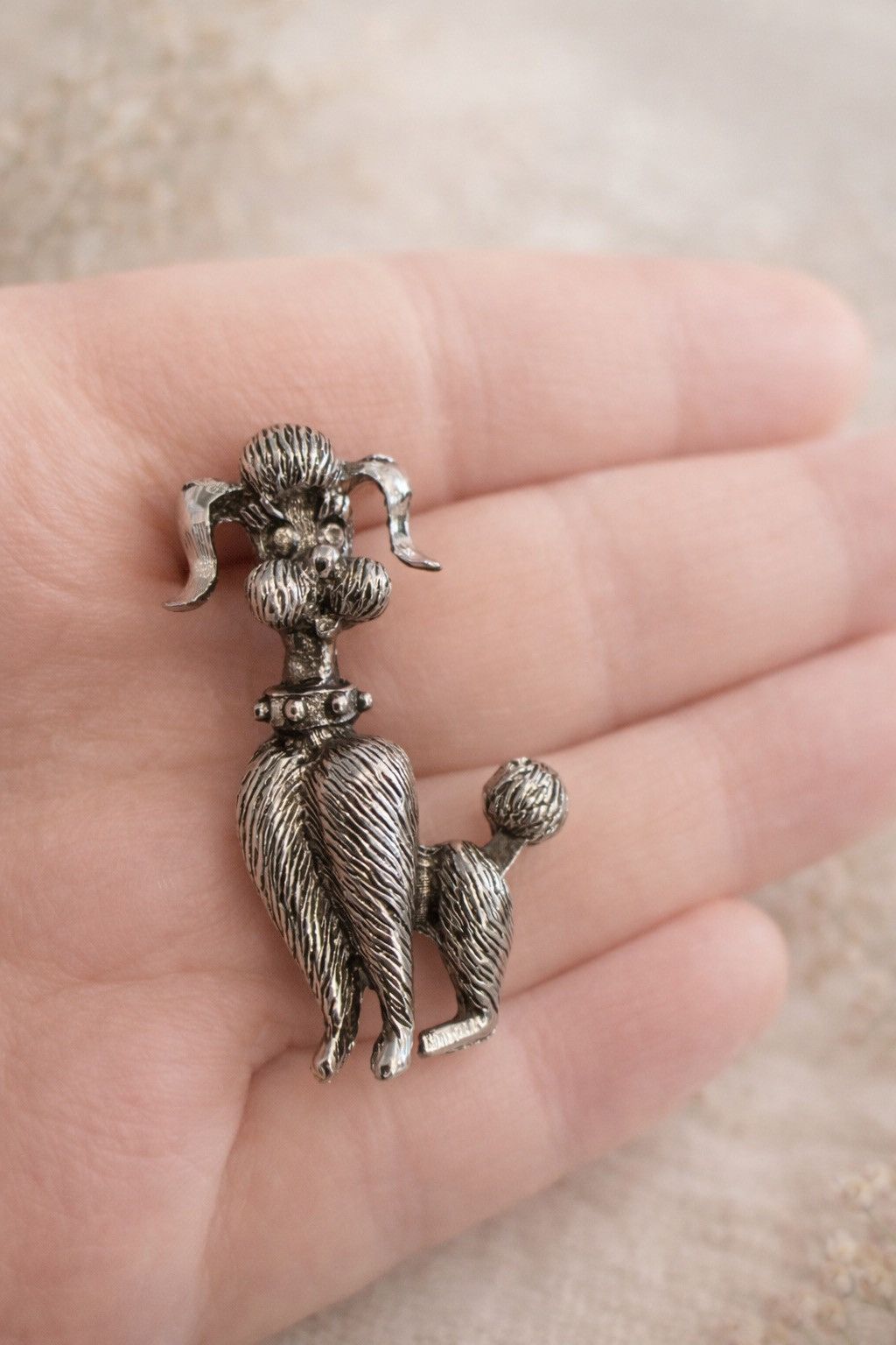 Other Vintage 1950s Poodle Brooch Set Silver Tone Dog Pins Retro Size ONE SIZE - 2 Thumbnail