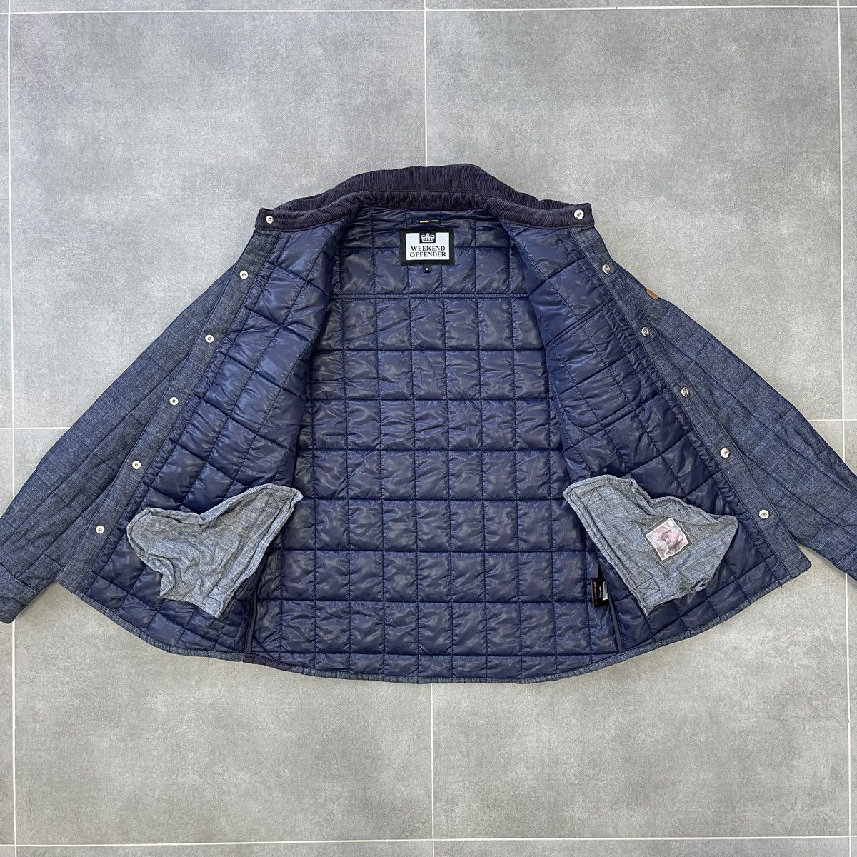 Weekend Offender Weekend Offender Quilted Overshirt Jacket Chapo Guzman Size US S / EU 44-46 / 1 - 11 Thumbnail
