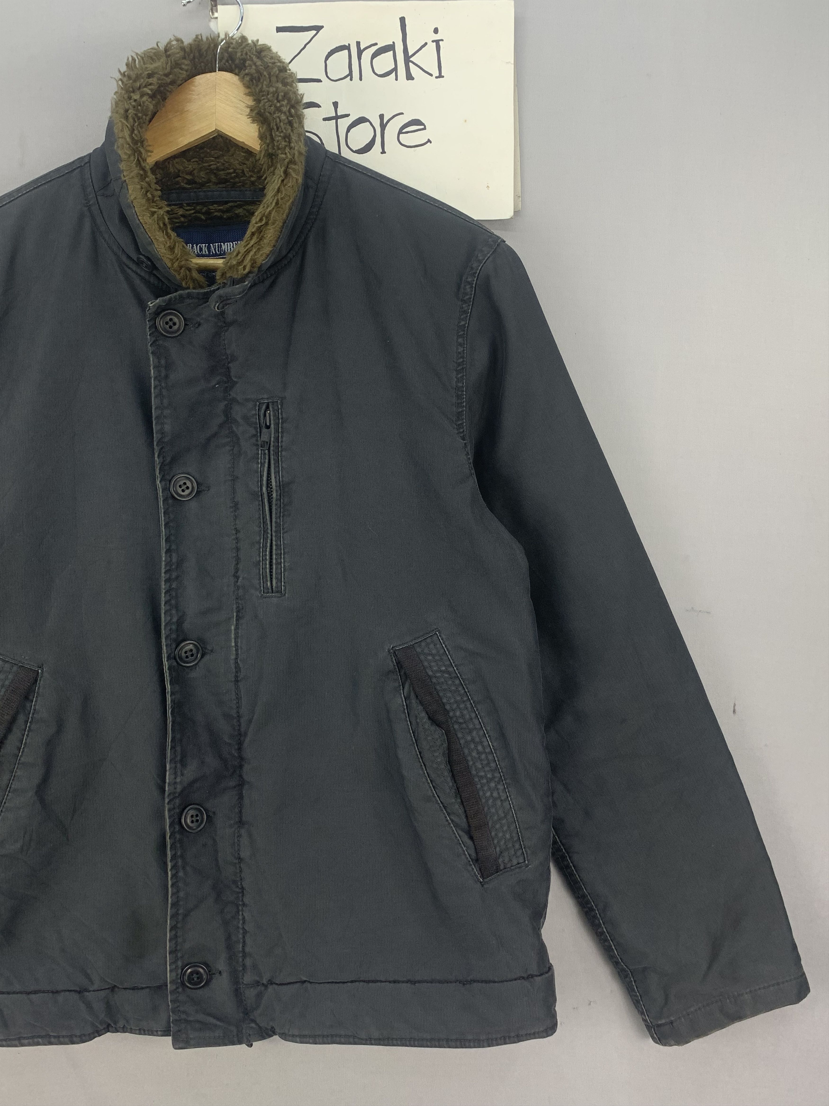Japanese Brand Vintage Back Number Sherpa Deck Jacket Size US S / EU 44-46 / 1 - 5 Thumbnail