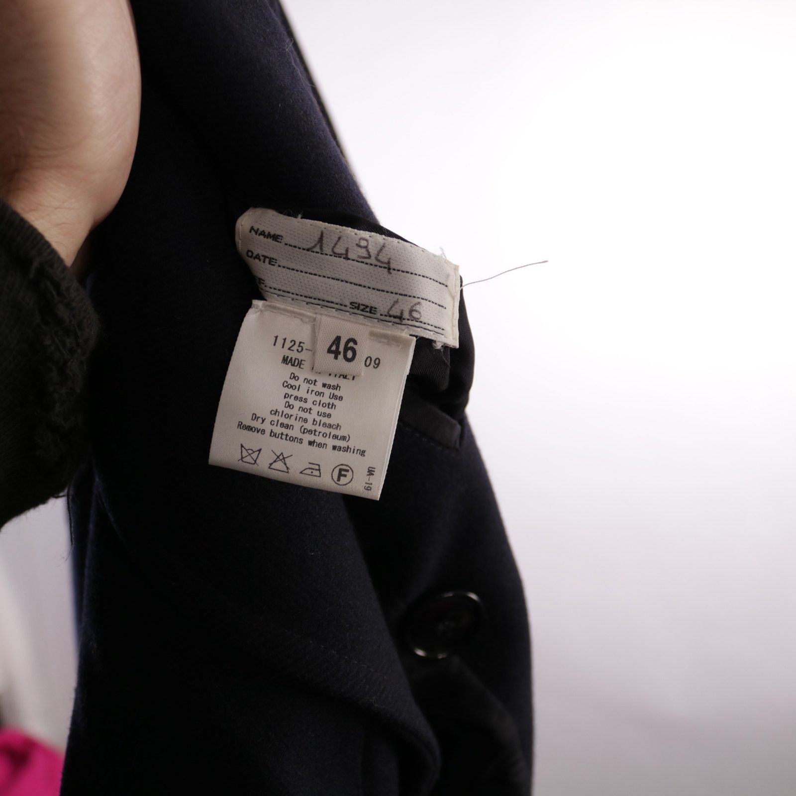 MP Massimo Piombo MP Massimo Piombo Wool Double Breasted Coat Jacket 46 Small Size US S / EU 44-46 / 1 - 5 Thumbnail