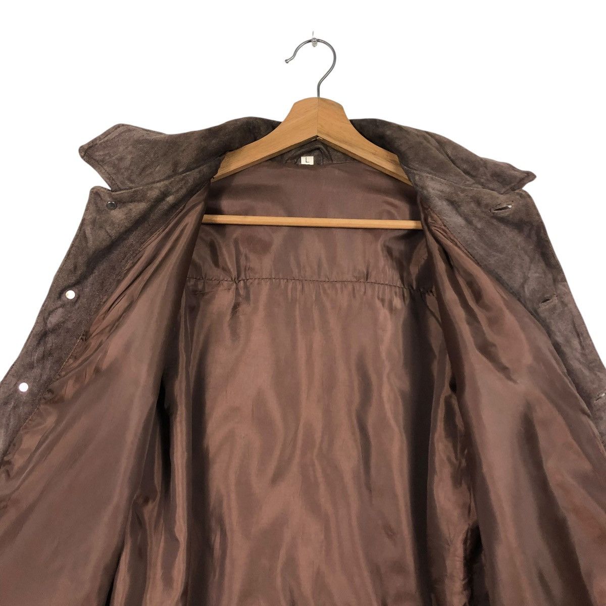Japanese Brand 🔥VINTAGE GENUINE LEATHER JACKET COW SPLIT ISSEY MIYAKE Size US L / EU 52-54 / 3 - 16 Thumbnail