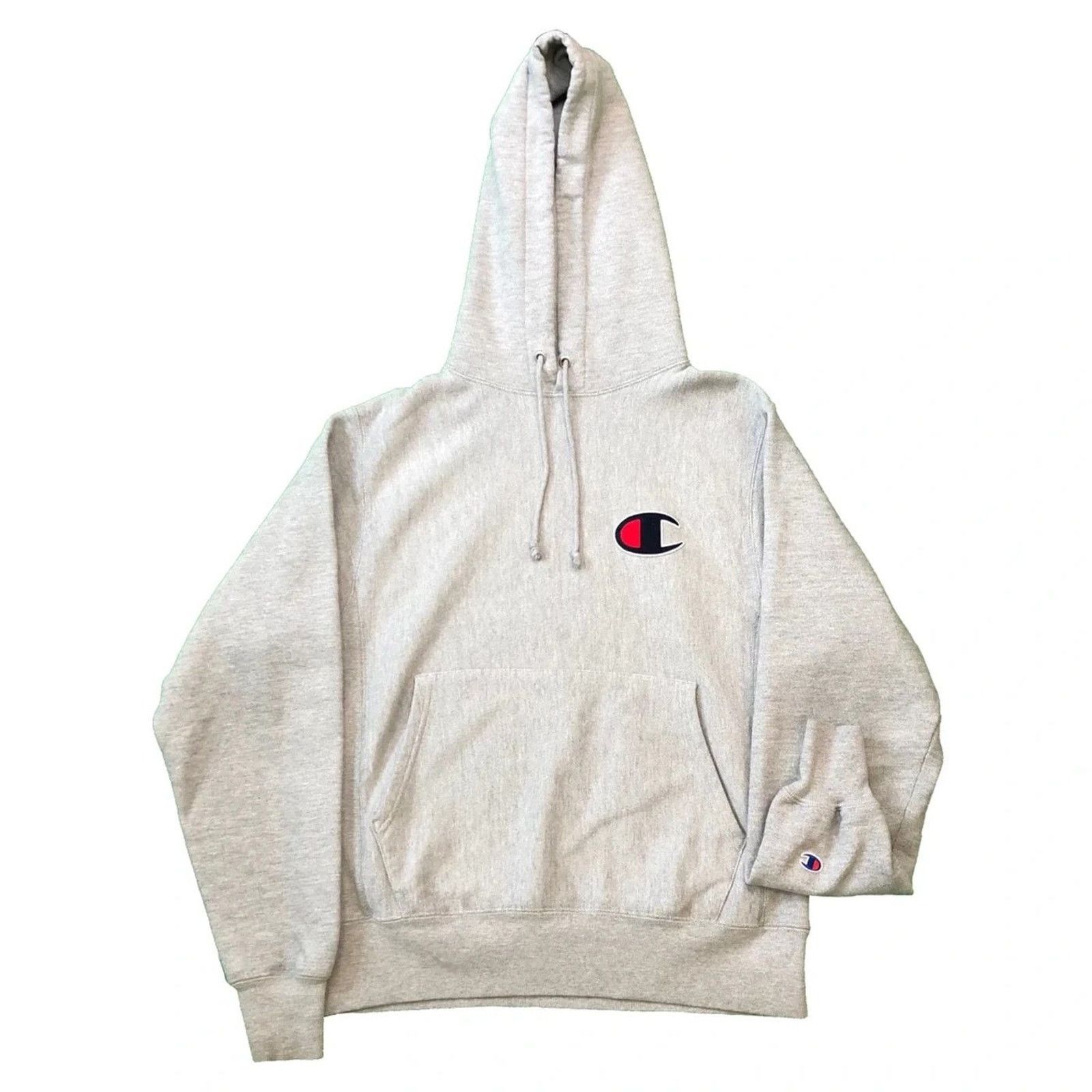 Champion × Vintage Champion Hoodie Small Reverse Weave C Logo Pullover Hooded Size S / US 4 / IT 40 - 1 Thumbnail