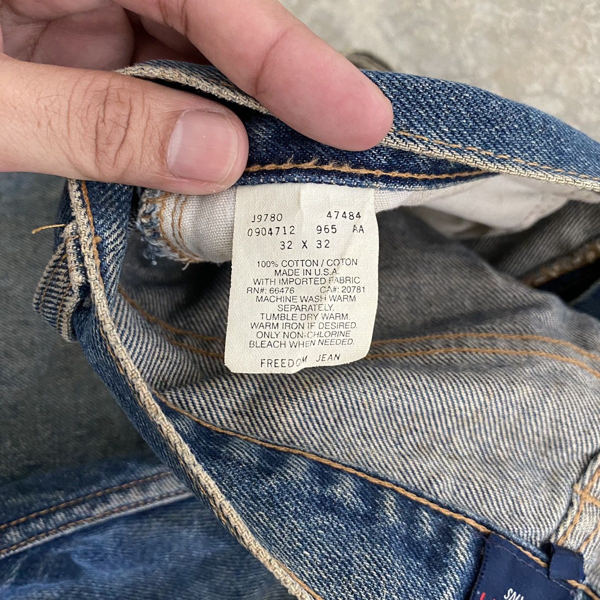Tommy Hilfiger VTG 90’s Tommy Hilfiger Mud Blue Dirty Baggy Denim Jeans Size US 32 / EU 48 - 22 Thumbnail