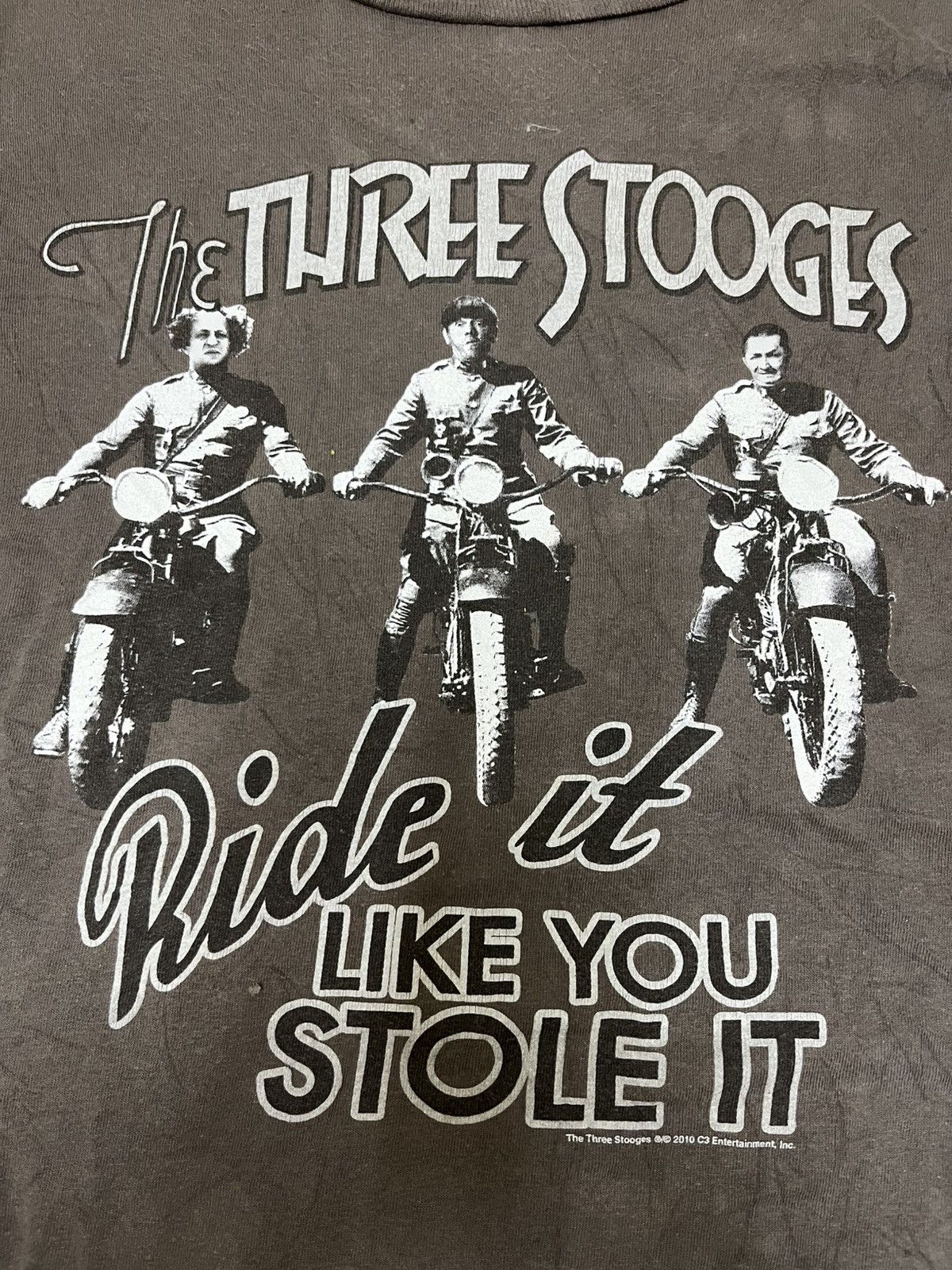 Vintage Vtg The Three Stooges Movie Shirt Size US XXL / EU 58 / 5 - 4 Thumbnail