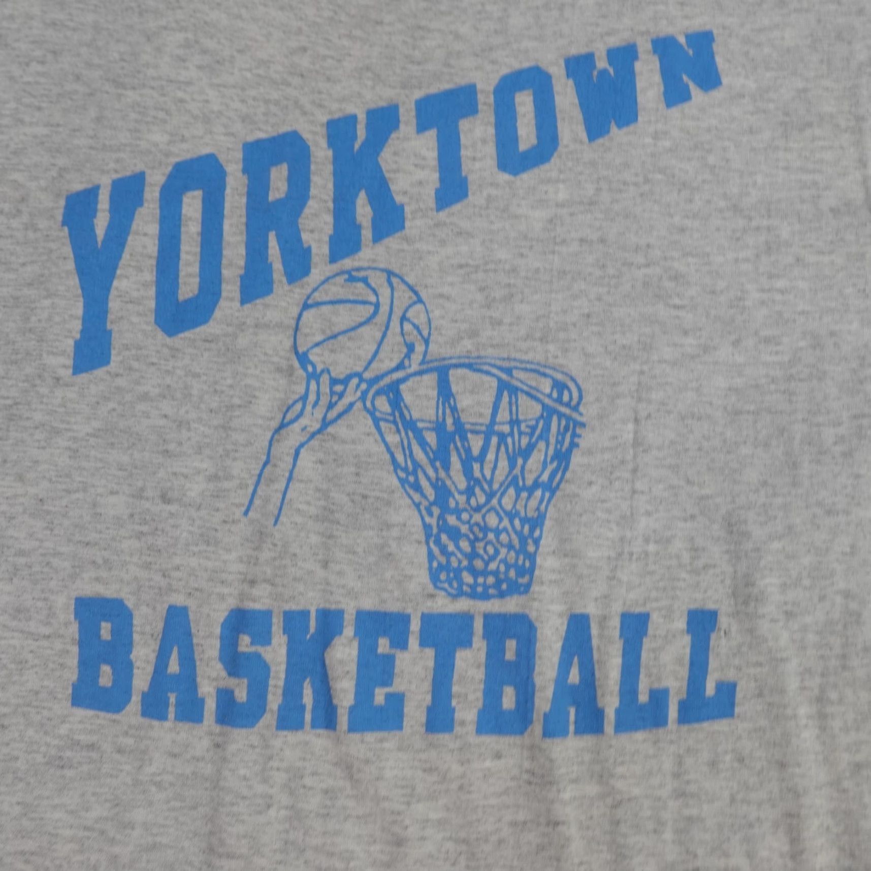 Vintage VINTAGE Yorktown Basketball T-shirt XL Gray Men Short Sleeve Crew Neck United States 1990s XL Grey Basketball Shirt Shirts Mens Vintage 1990s Size US XL / EU 56 / 4 - 2 Thumbnail