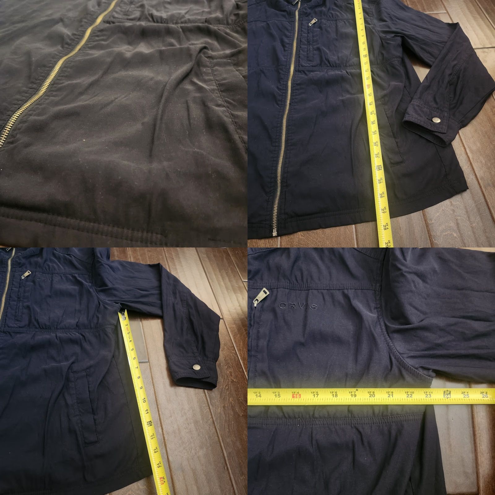Orvis Orvis Mens Large Black Full Zip Lightweight Jacket Nylon Outdoor Casual Jacket Size US L / EU 52-54 / 3 - 8 Thumbnail