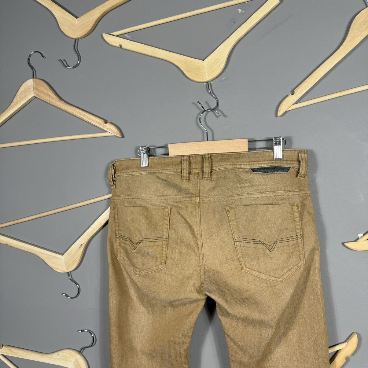 Diesel × Vintage Diesel Safado Olive Regular Slim-Straight Pants Size US 31 - 8 Thumbnail