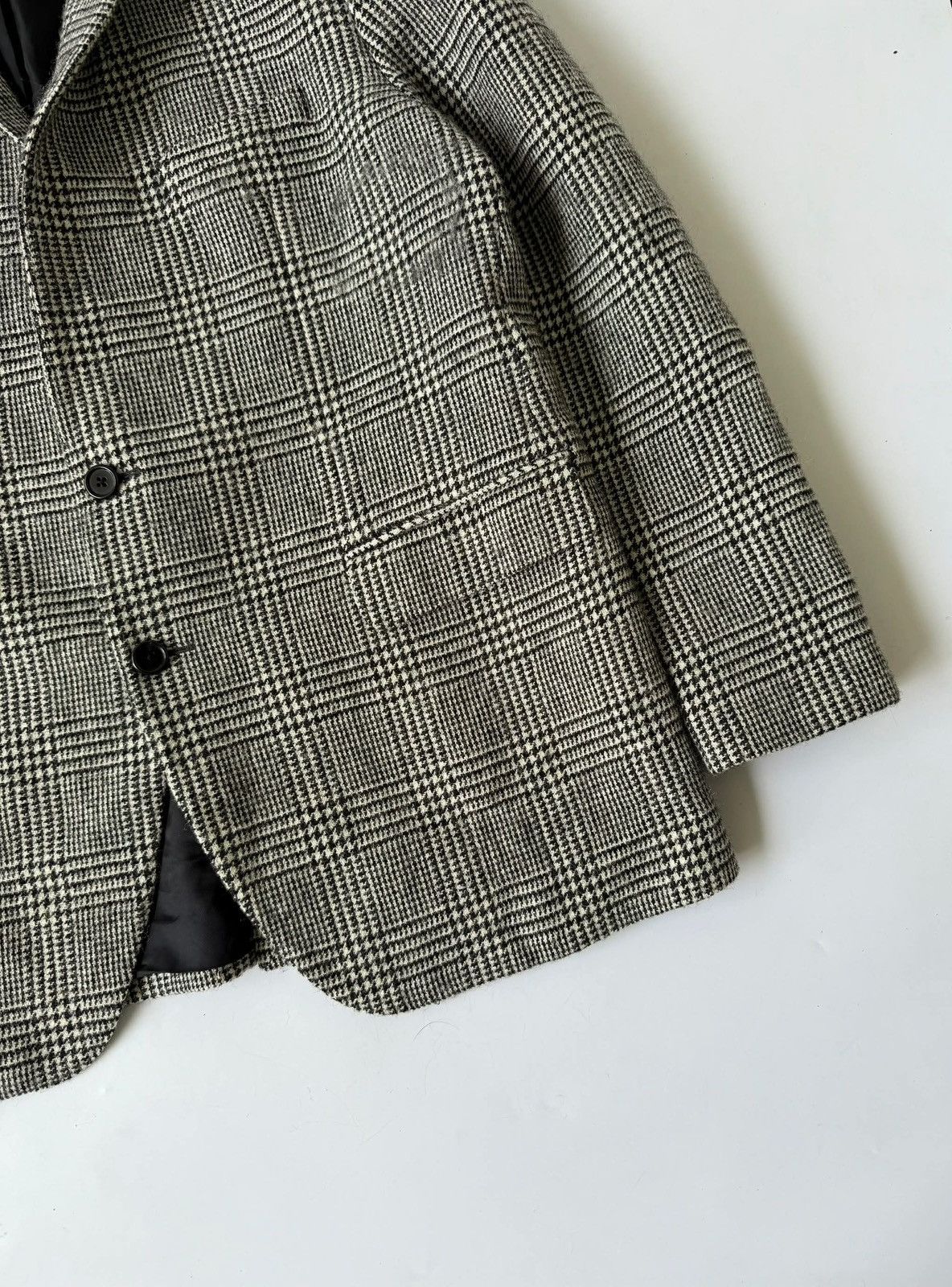 Celine Celine Hedi Slimane F/W20 Checkered Wool Blazer Size XXL / US 16-18 / IT 52-54 - 6 Thumbnail