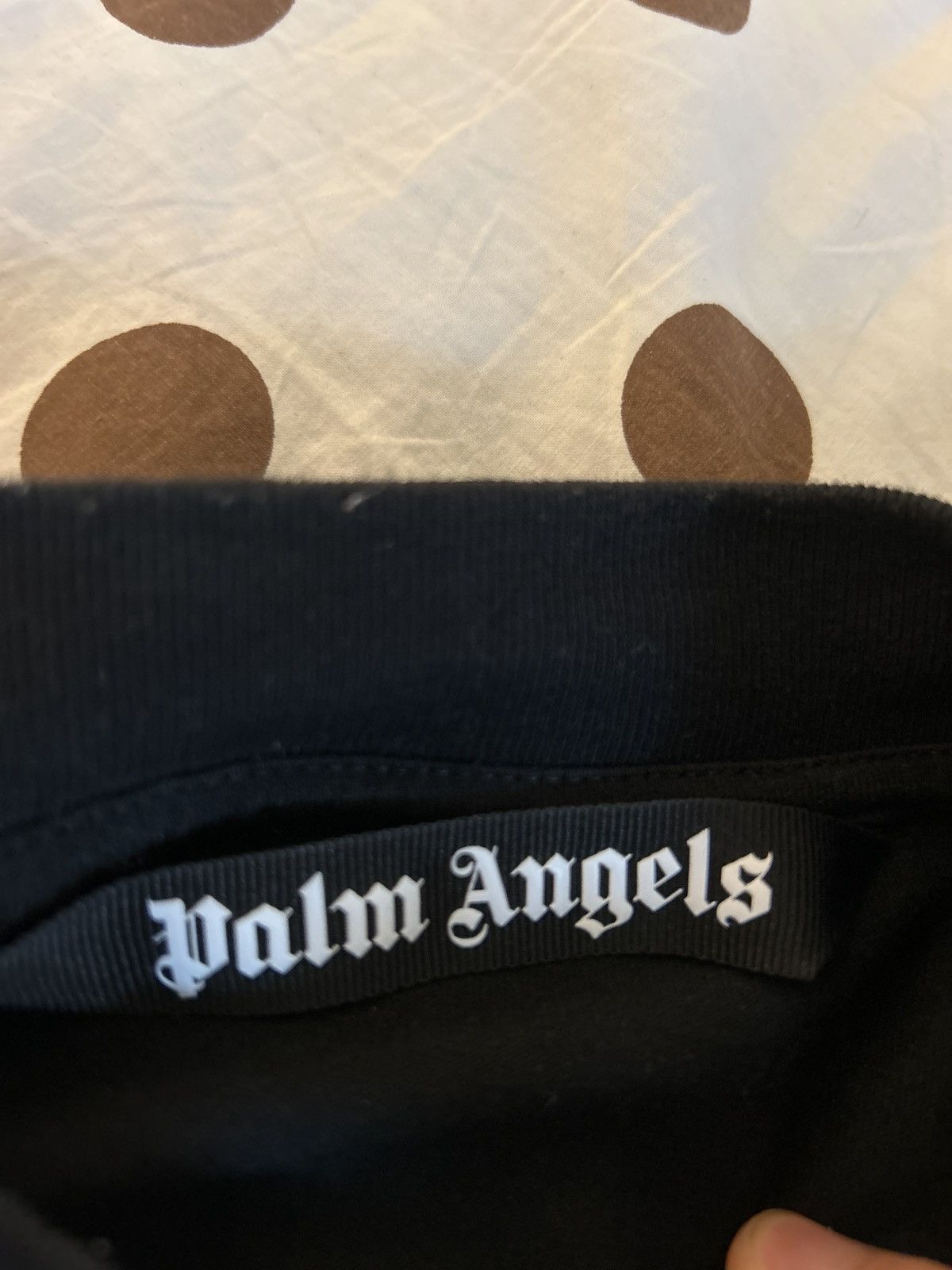 Palm Angels Palm Angels Black Broken Shark Tee Size US M / EU 48-50 / 2 - 9 Thumbnail