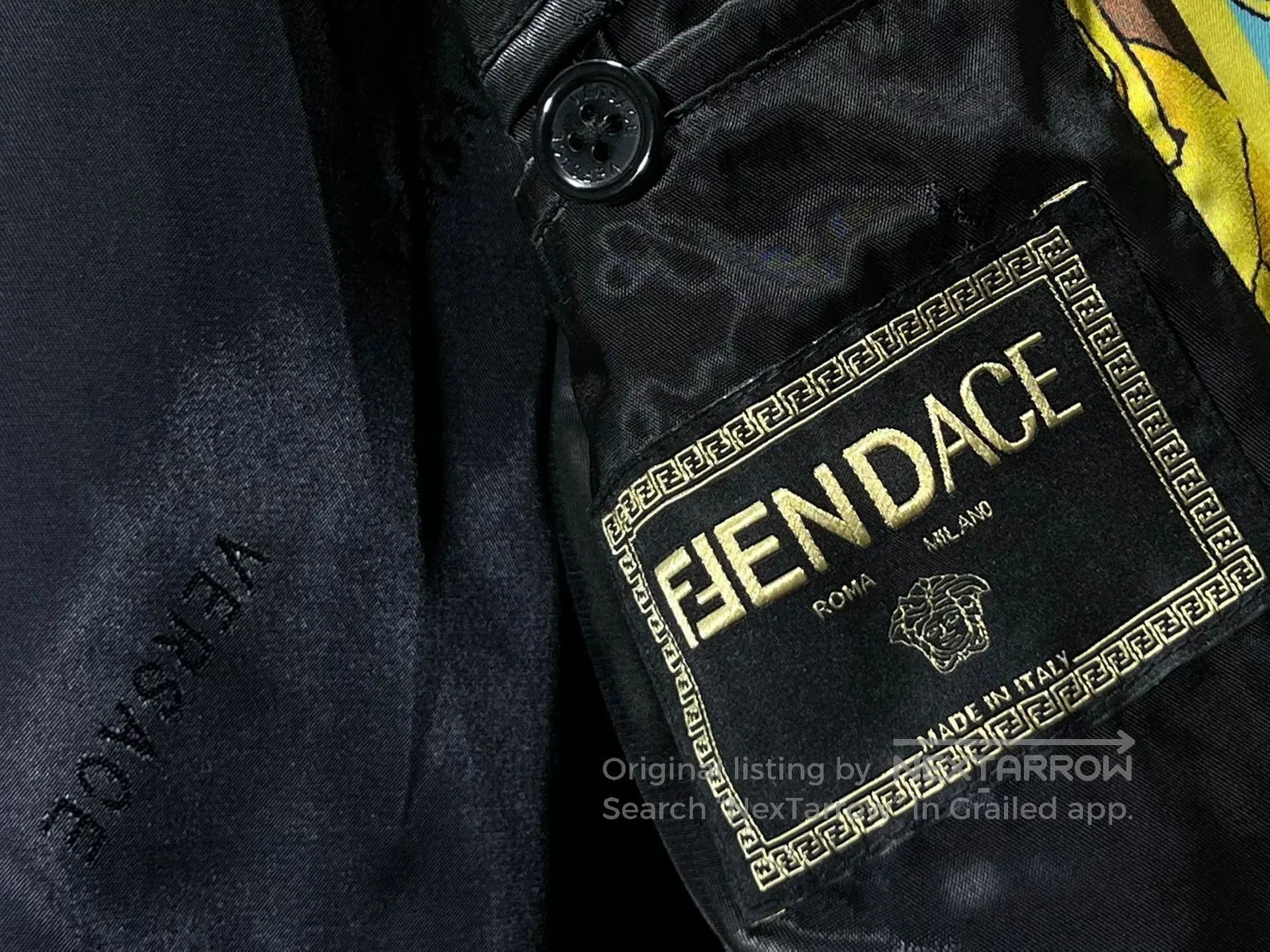 Versace Versace Men's Autumn Winter Cotton Jacket. Size US L / EU 52-54 / 3 - 5 Thumbnail