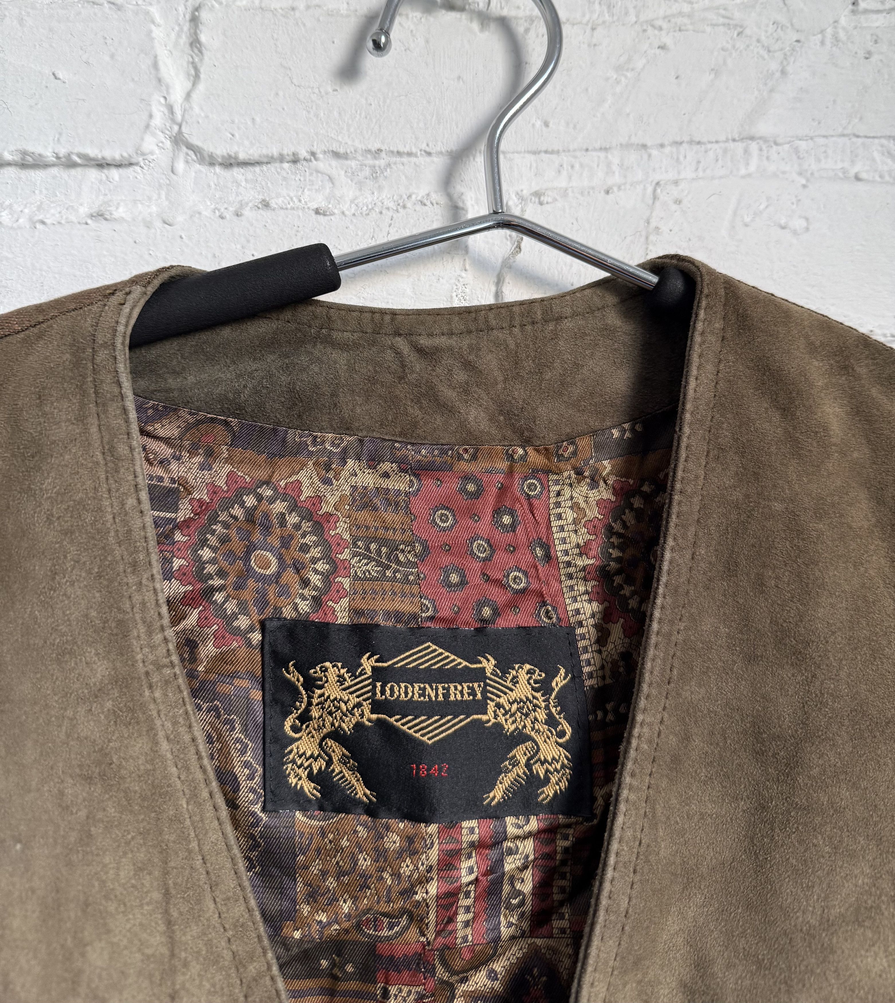 Other Lodenfrey munchen traditional leather linen vest Size US L / EU 52-54 / 3 - 2 Thumbnail