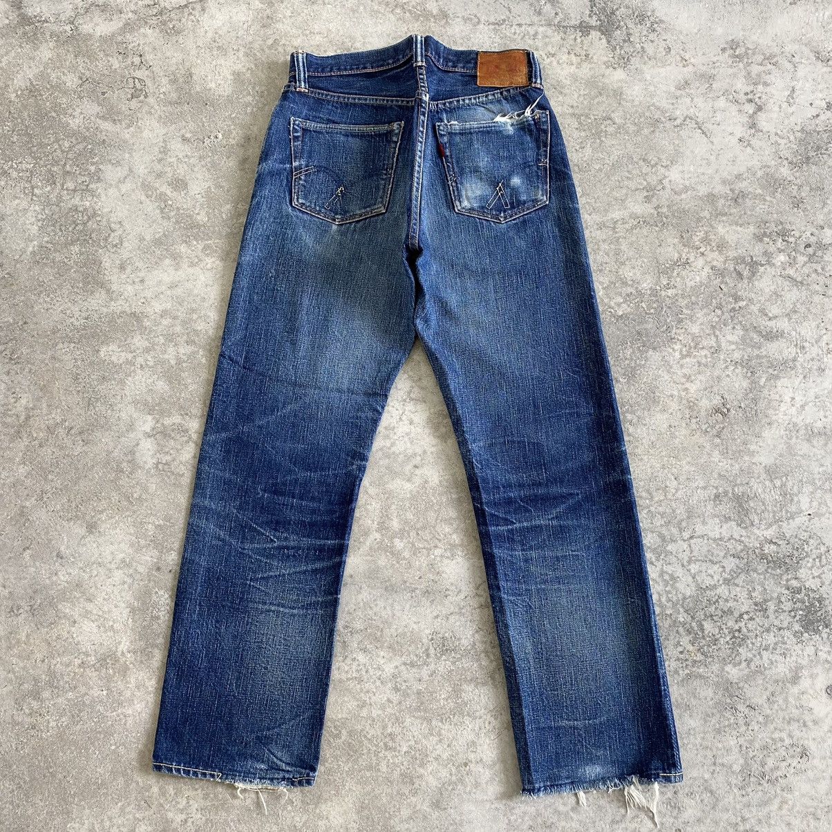 Full Count & Co. Vintage Full Count Japan Faded Blue Selvedge Denim Jeans Size US 28 / EU 44 - 13 Thumbnail