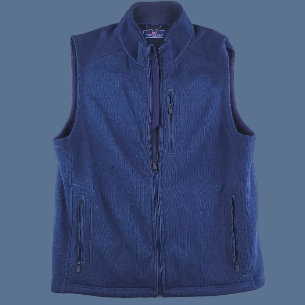 Vineyard Vines Vineyard Vines Jacket Mens L Blue Quilted Golf Casual Size US L / EU 52-54 / 3 - 1 Thumbnail