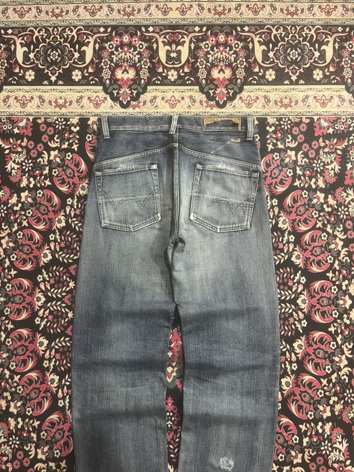 Vintage Vintage Japanese Brand Edwin 505 Half Selvedge Blue Jeans Size US 32 / EU 48 - 8 Thumbnail