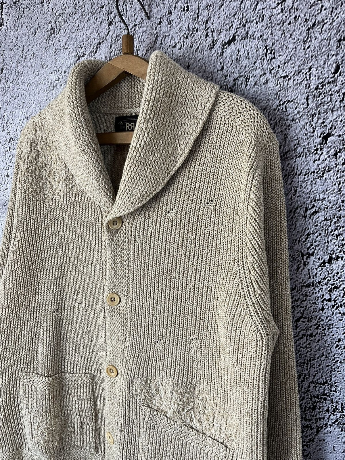 RRL Ralph Lauren RRL Ralph Lauren Cardigan Knit Cotton Sweater Men Size XL Size US XL / EU 56 / 4 - 5 Thumbnail
