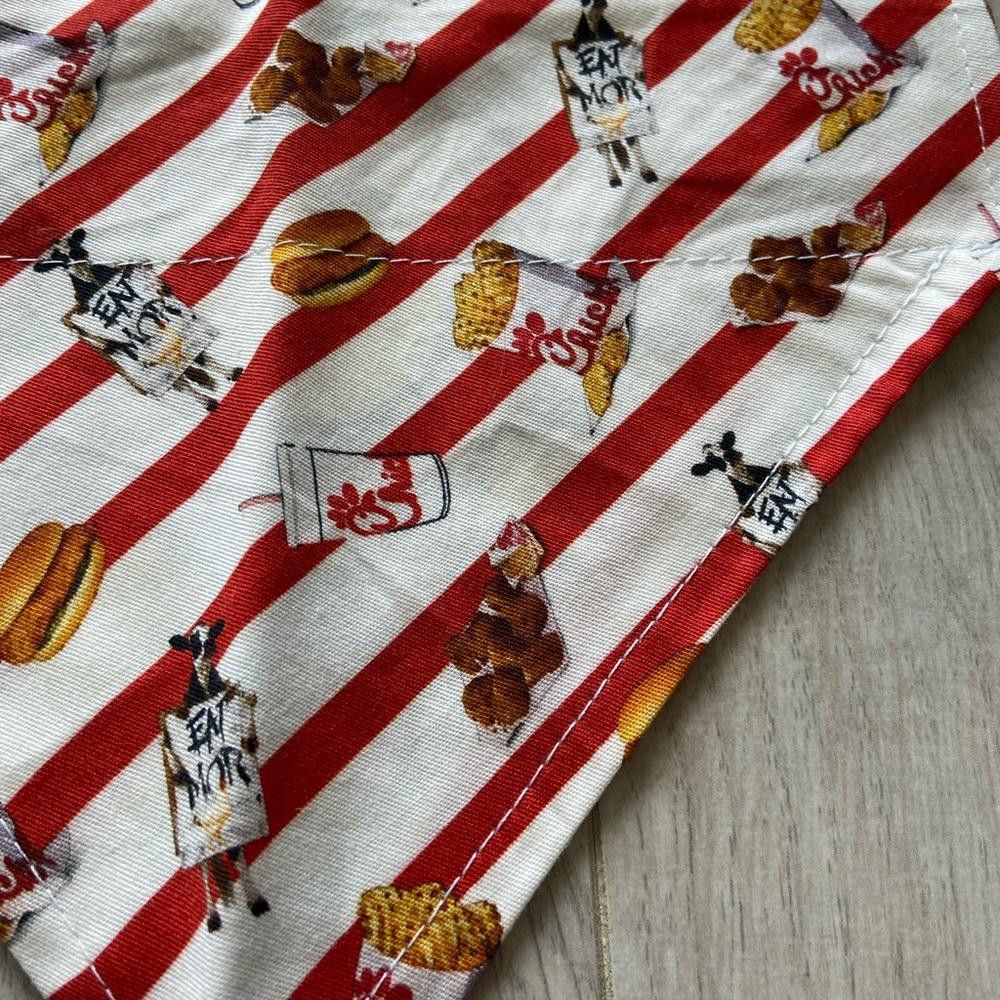 Designer Chickfila and Lemonade Dog Bandana Size ONE SIZE - 2 Thumbnail