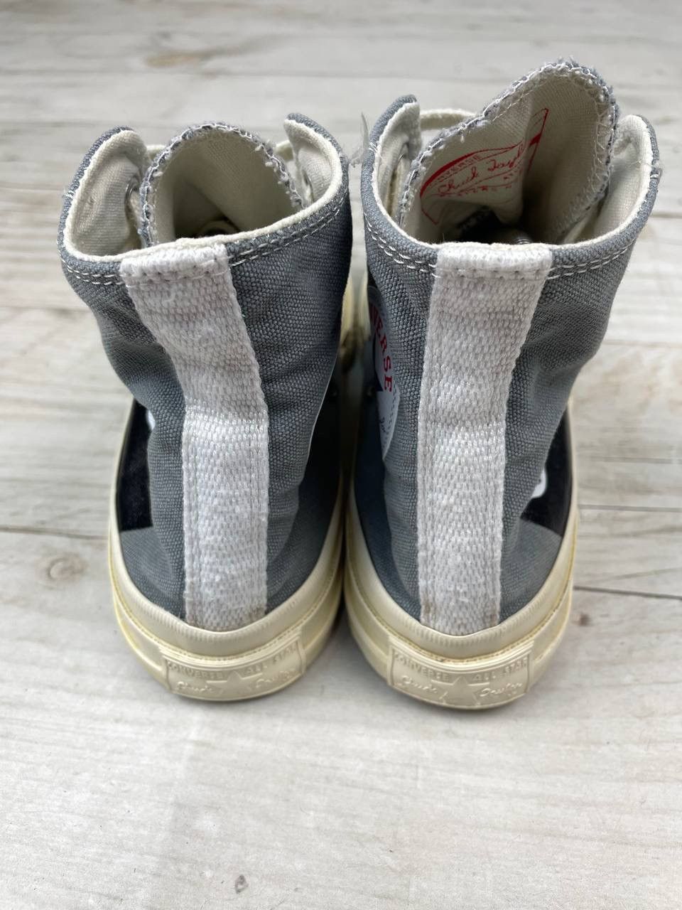Comme des Garcons PLAY × Converse Comme des Garçons x Converse High Top CDG Sneakers Size US 6.5 / IT 36.5 - 5 Thumbnail