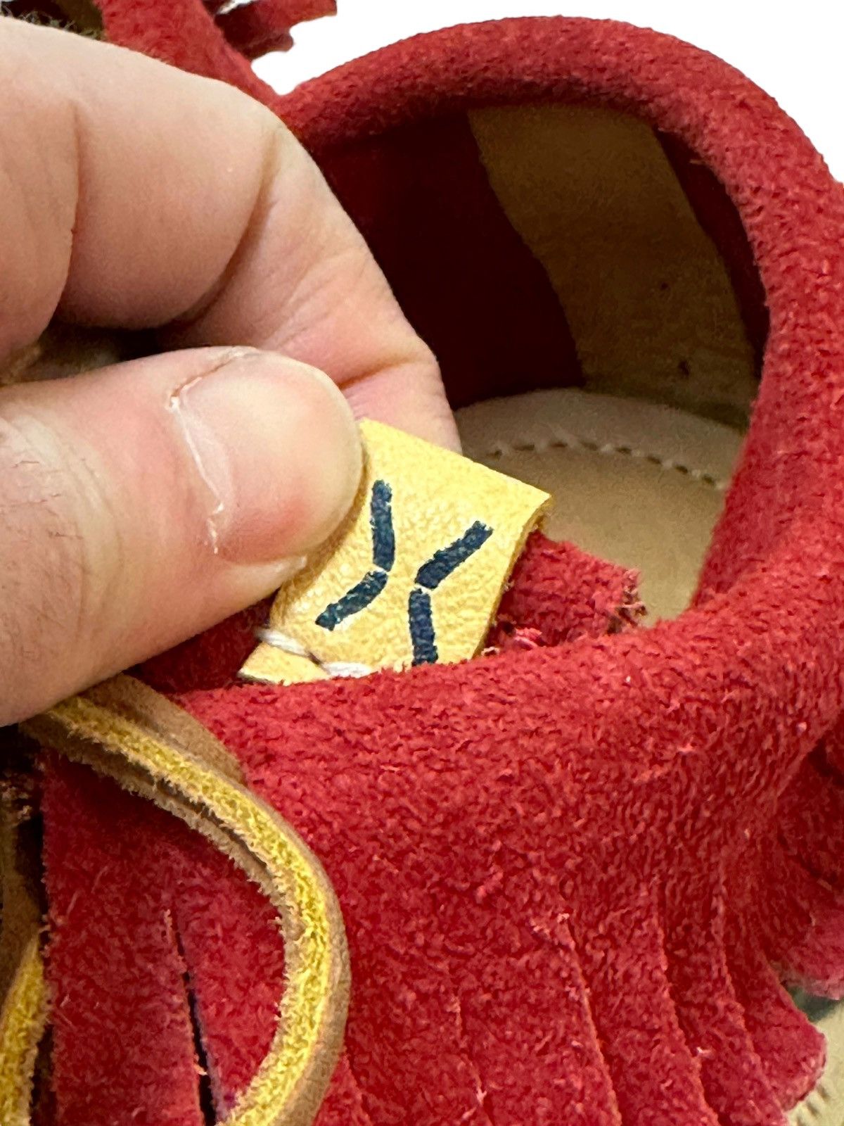 Visvim Maliseet Shaman-Folk Red Suede Moccasin Size US 8.5 / EU 41-42 - 3 Thumbnail
