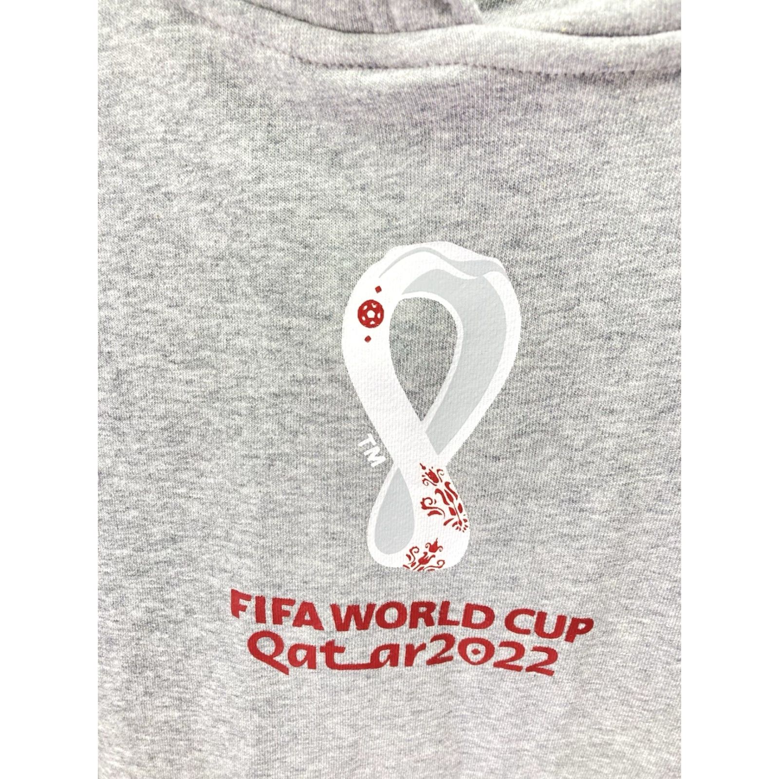 Vintage FIFA World Cup 2022 Hoodie Sweatshirt Men XL Gray Pullover Cotton USA NWT Size US XL / EU 56 / 4 - 4 Thumbnail