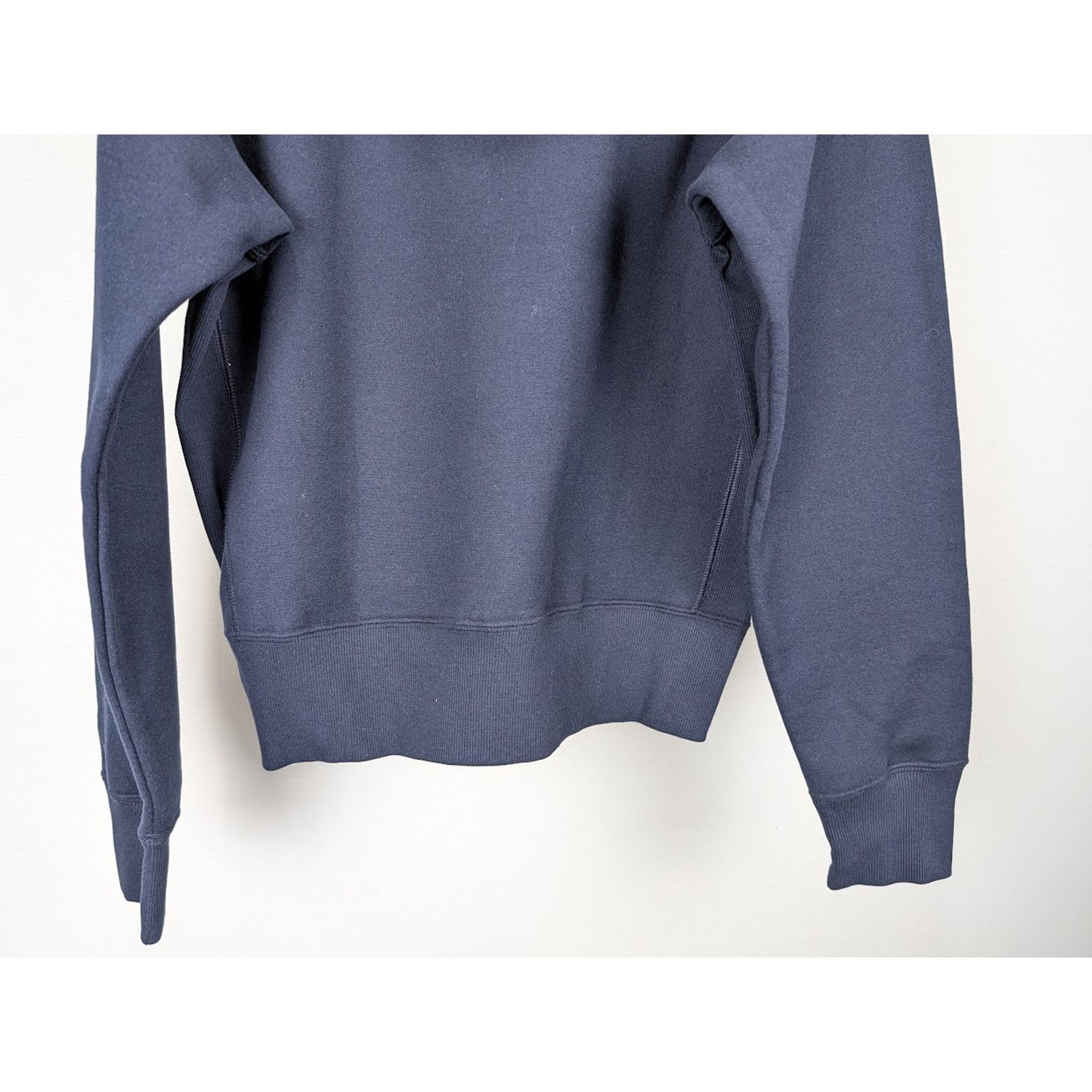 Saint Laurent Paris o1rshd1 Molleton Doux Gots Hoodie In Marine Size US S / EU 44-46 / 1 - 12 Thumbnail